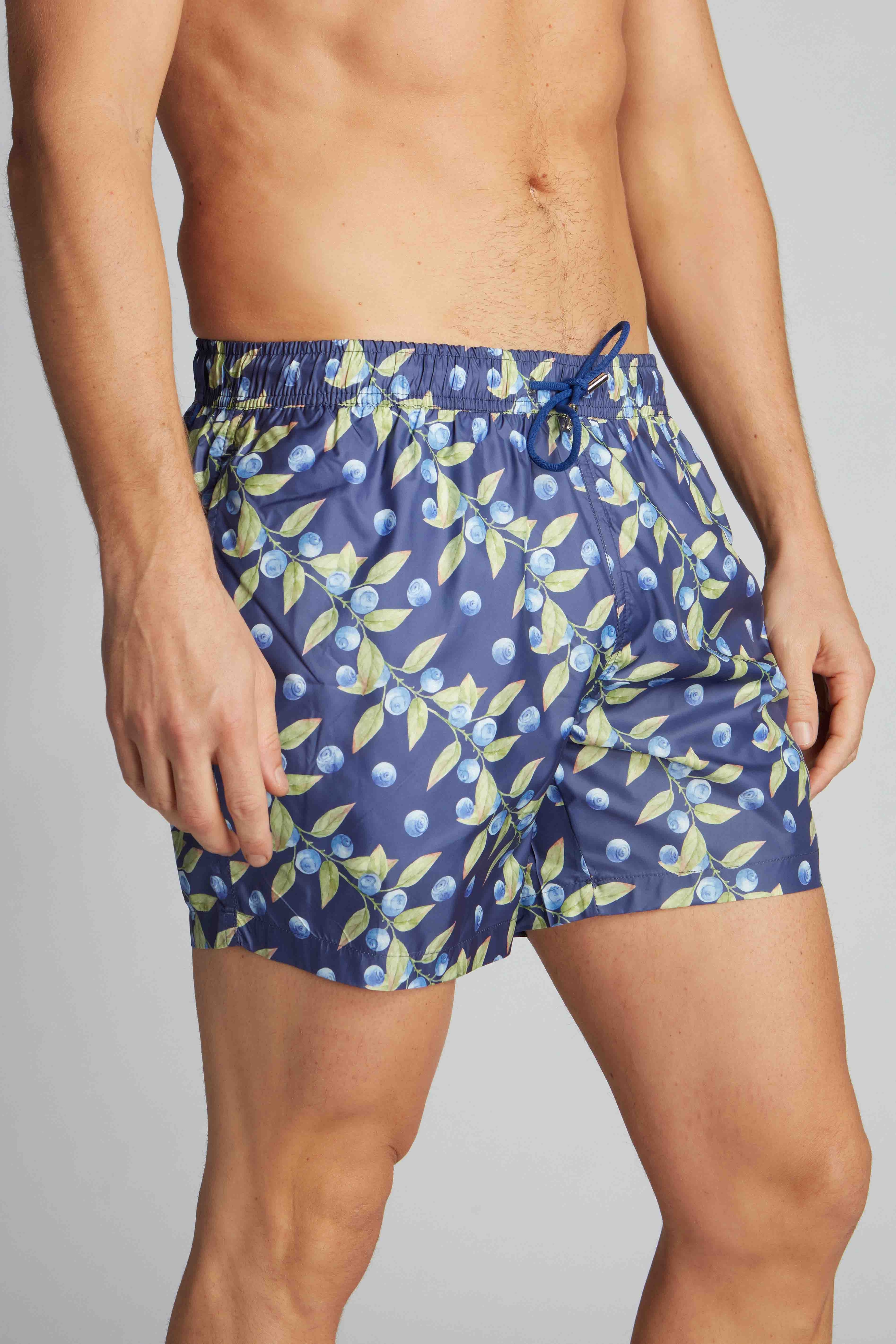 Blau Mann Badeshorts