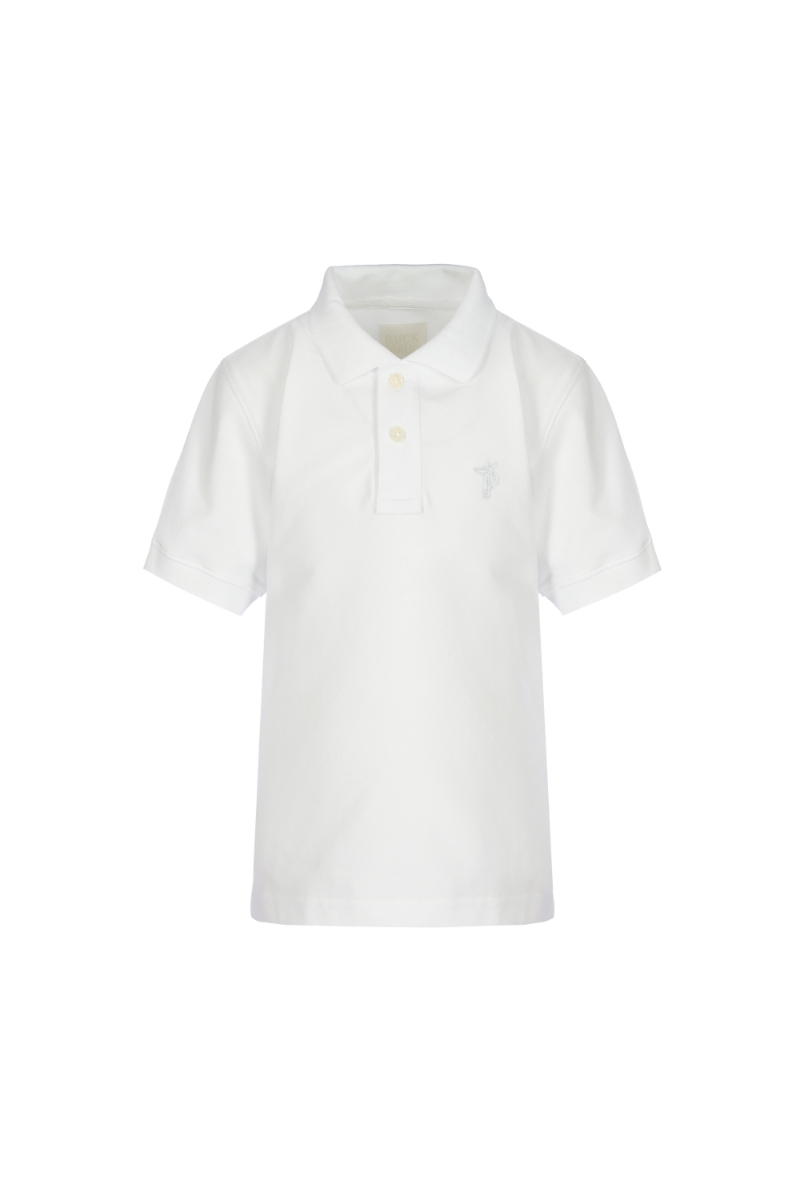 Weiß Kind Polo-t-shirt