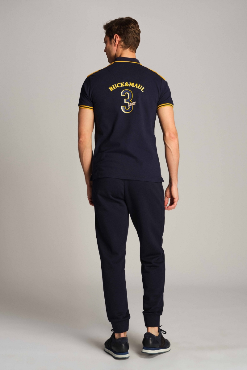 Navy Blue Men Sweatpants 