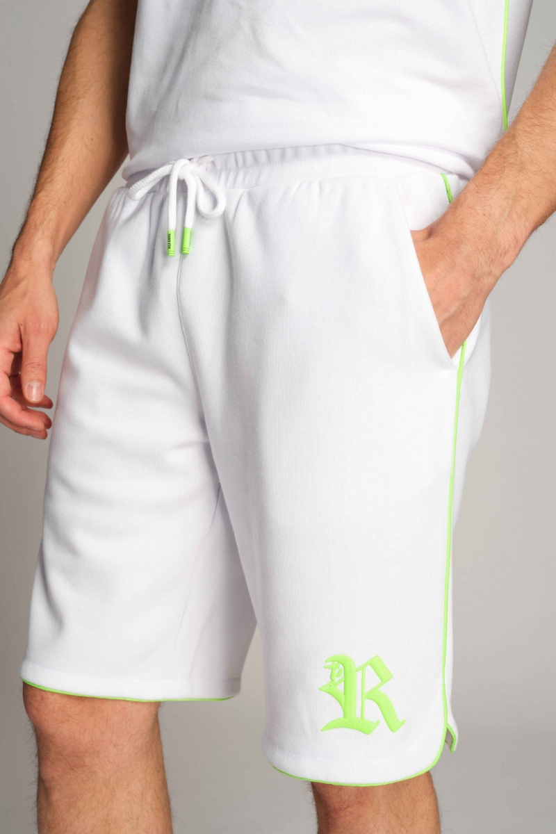 Whıte Men Shorts 