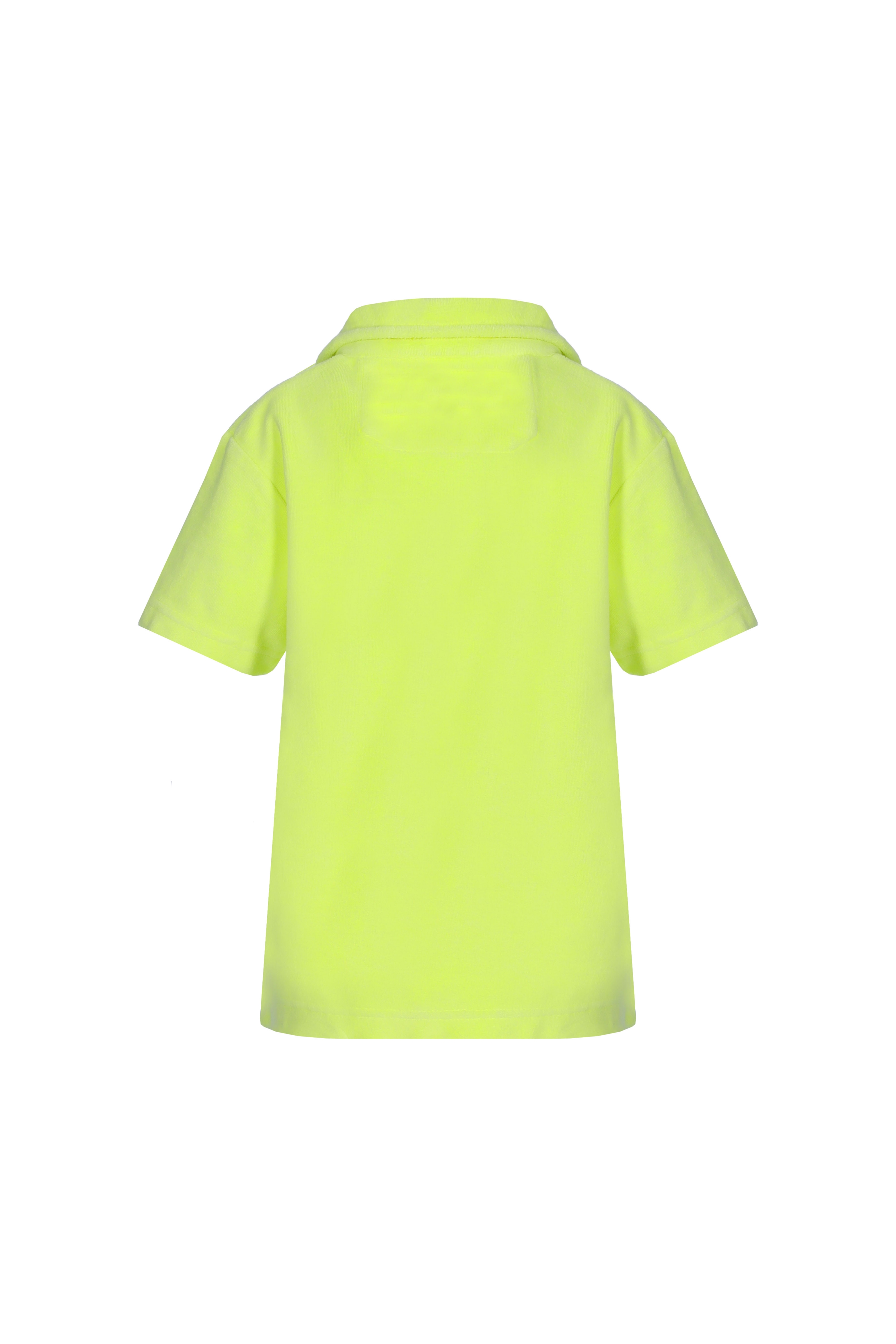 Neon Yellow Junior Polo T-shirt  Jr