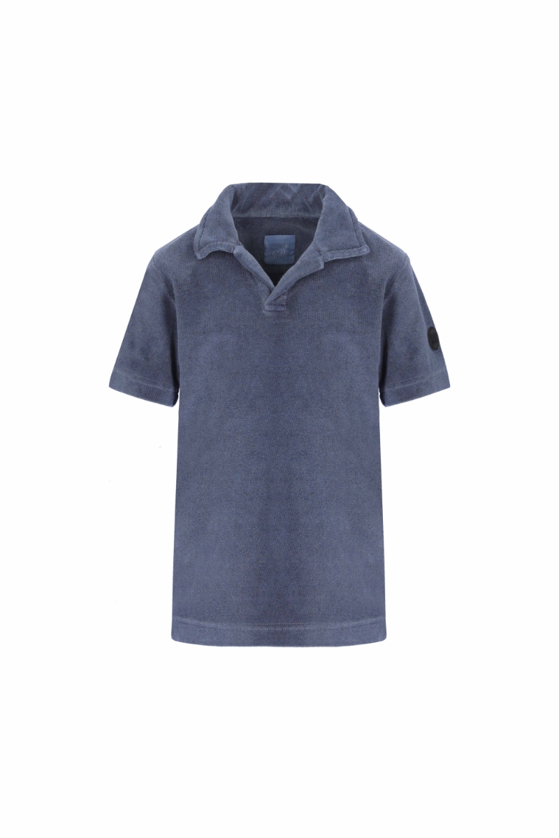 Marineblau Kind Polo-t-shirt