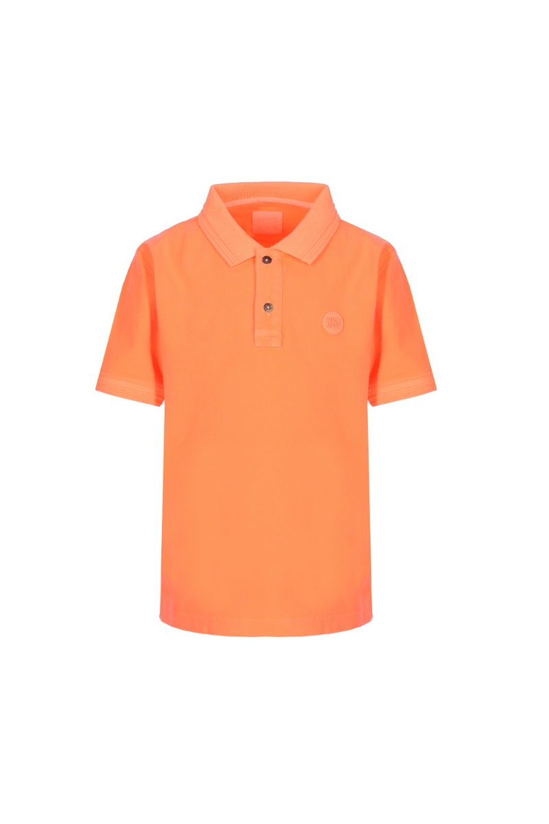 Neon Orange Junior Polo T-shirt  Jr