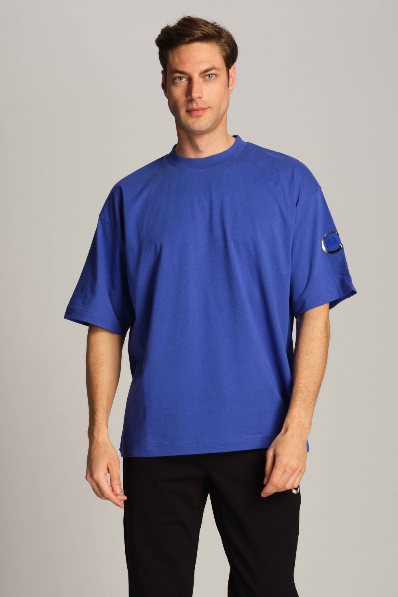 Racing Blue Men T-shirt 