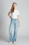 Light Blue Woman Denim Pants 
