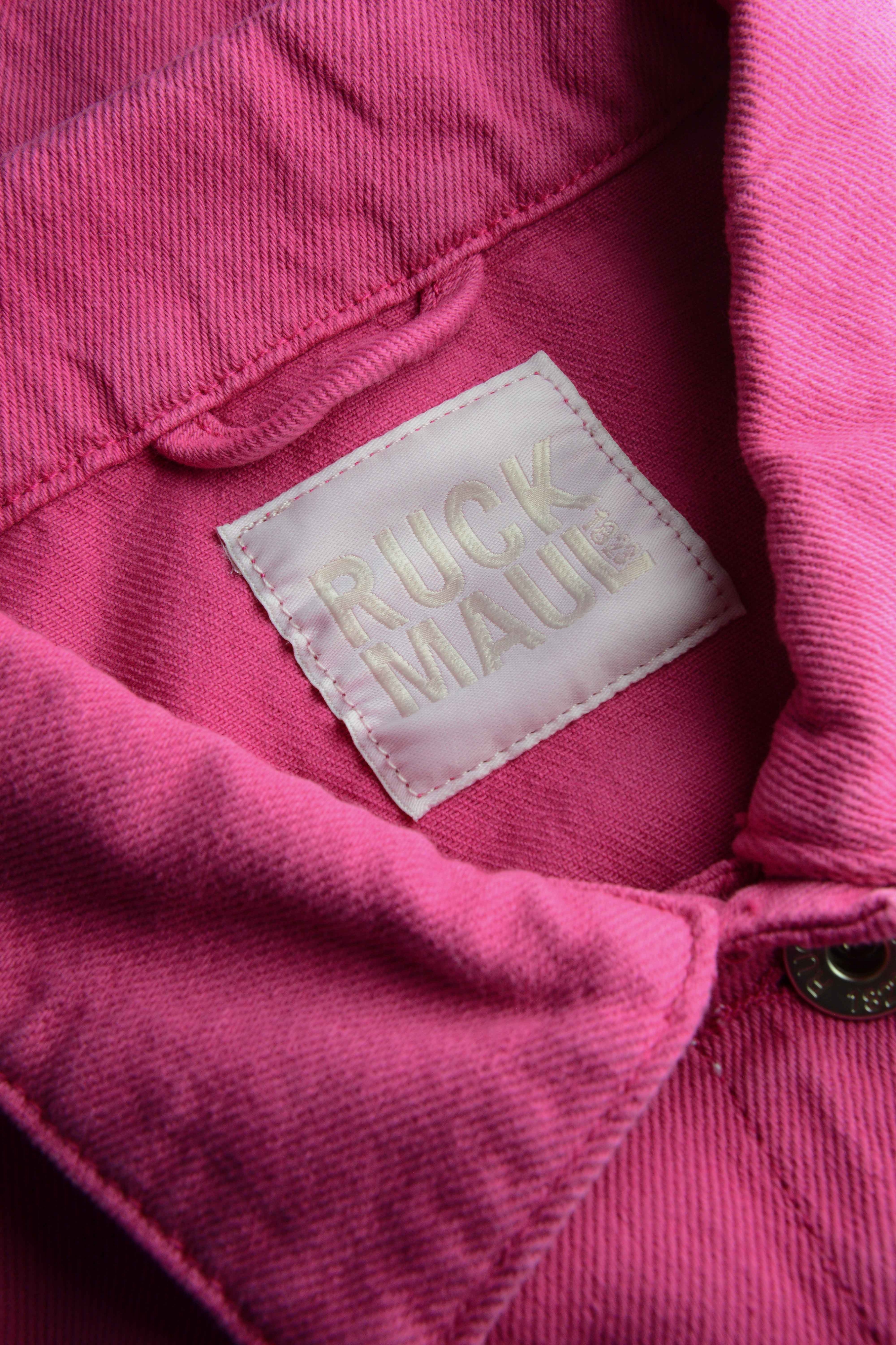 Розовый Женский Джинсовая куртка 
