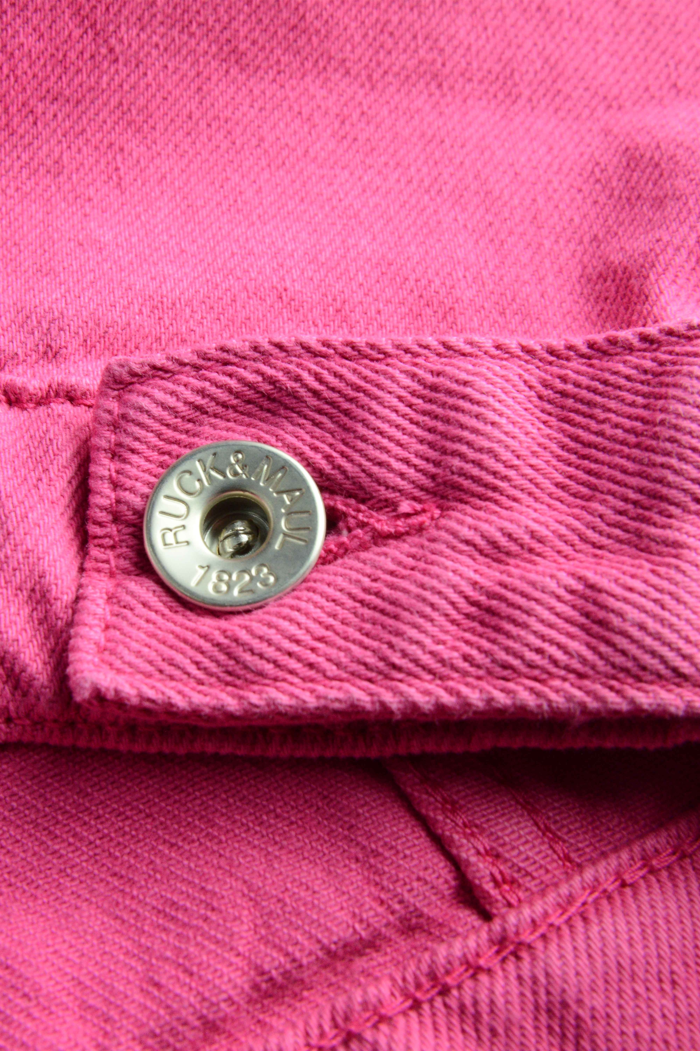 Fuchsıa Woman Denim Jacket 