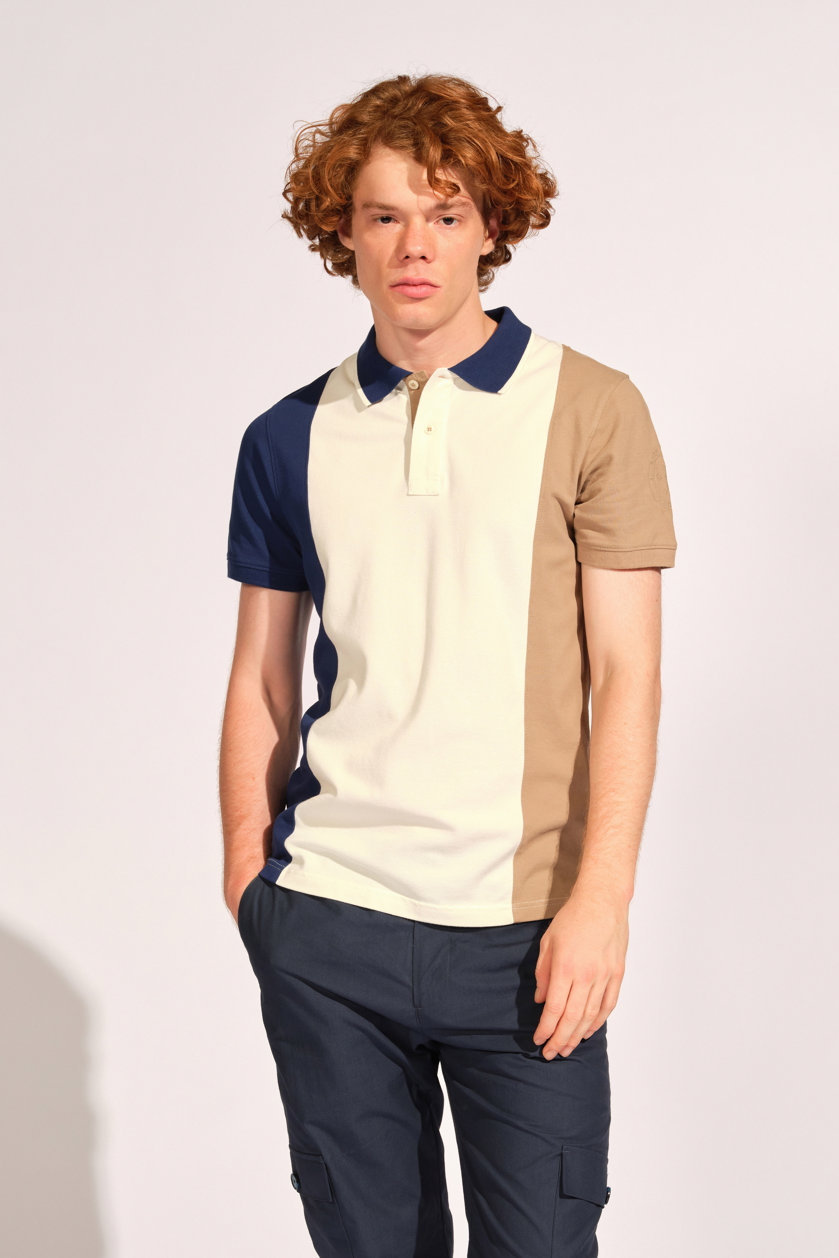 Estate Blue Men Polo T-shirt 