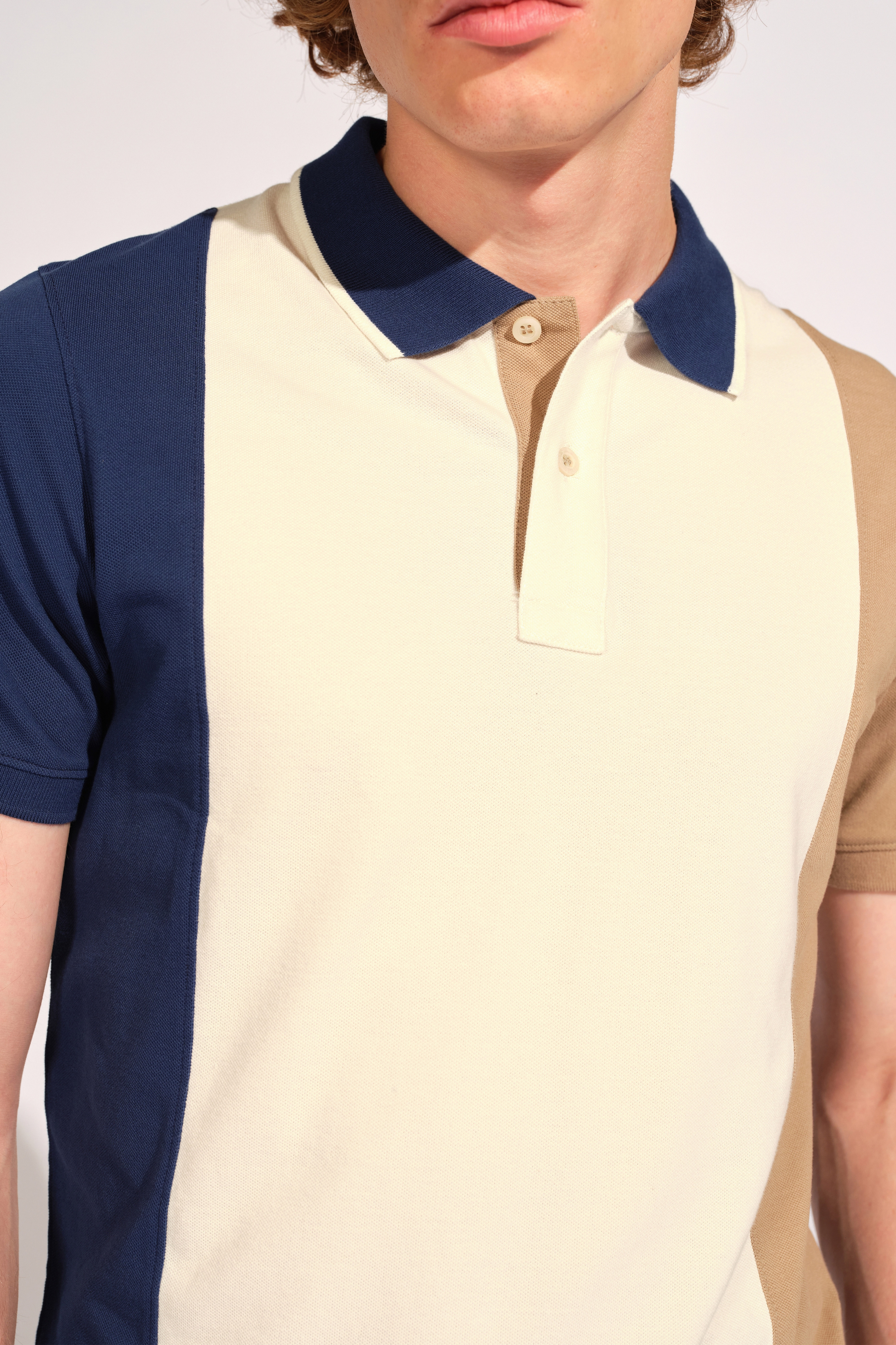 Dunkelblau Mann Polo-t-shirt