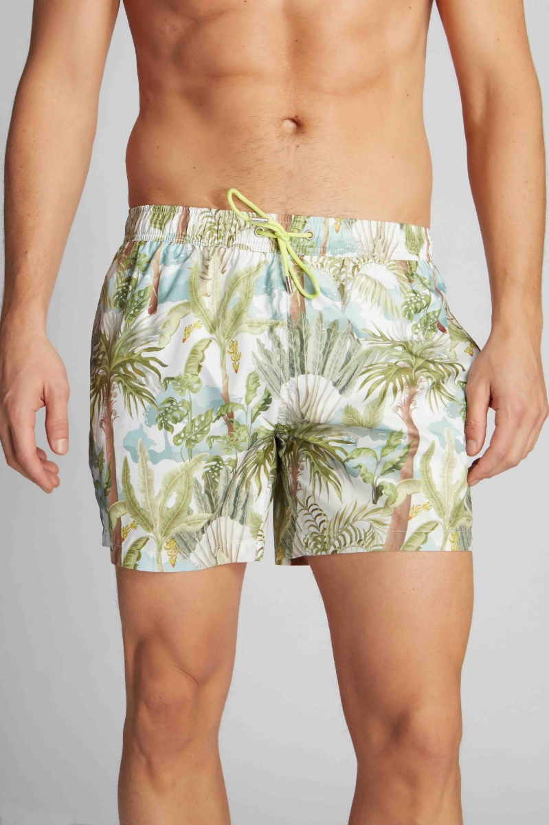 Palm Tree Men Swim Shorts 