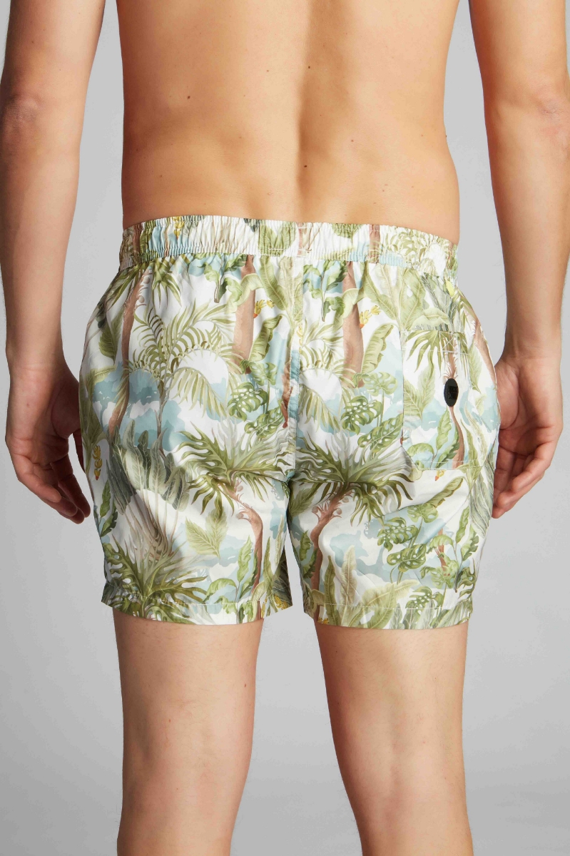 Palm Tree Men Swim Shorts 