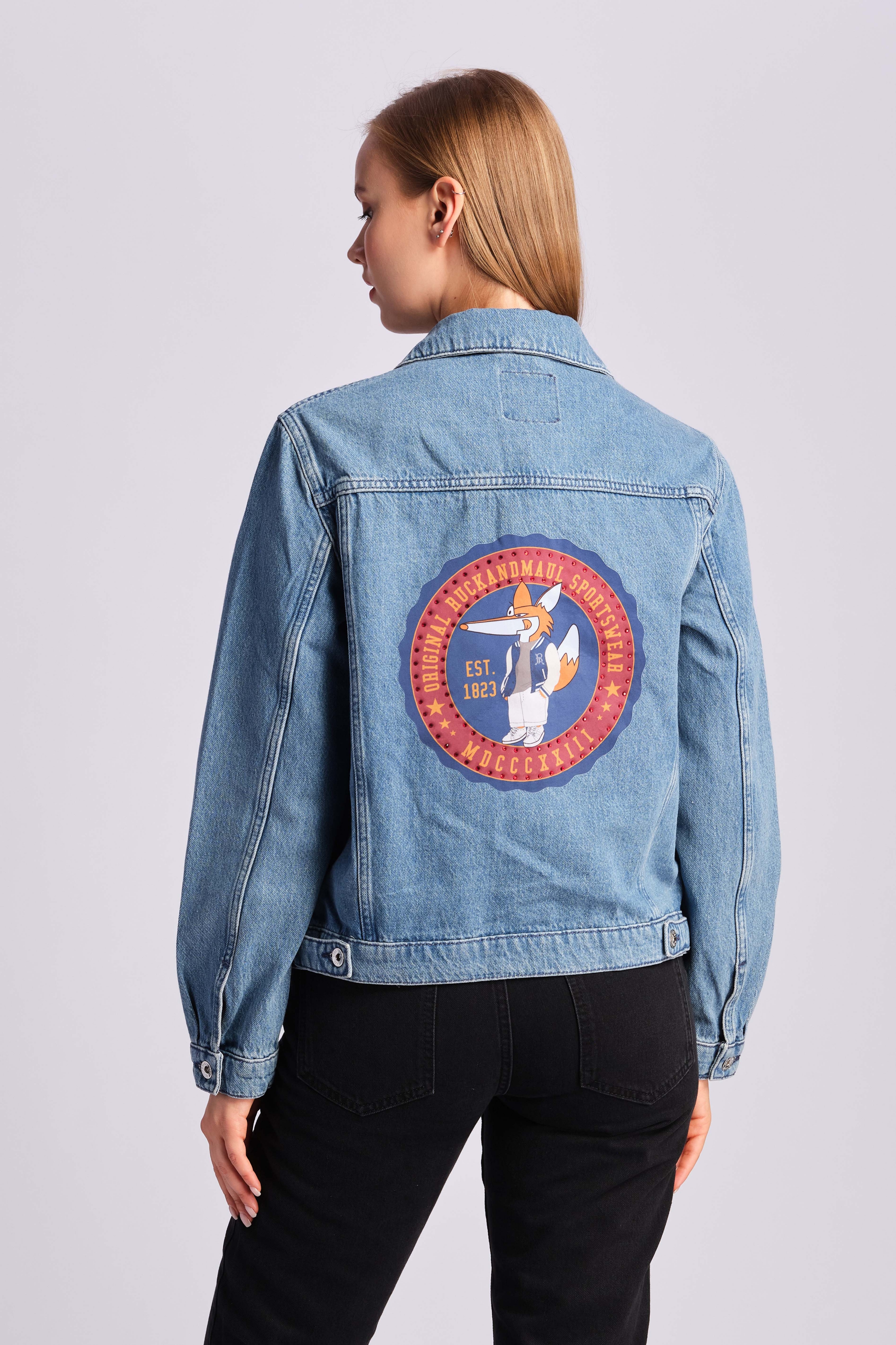 Imperial Blue Women Denim Jacket 