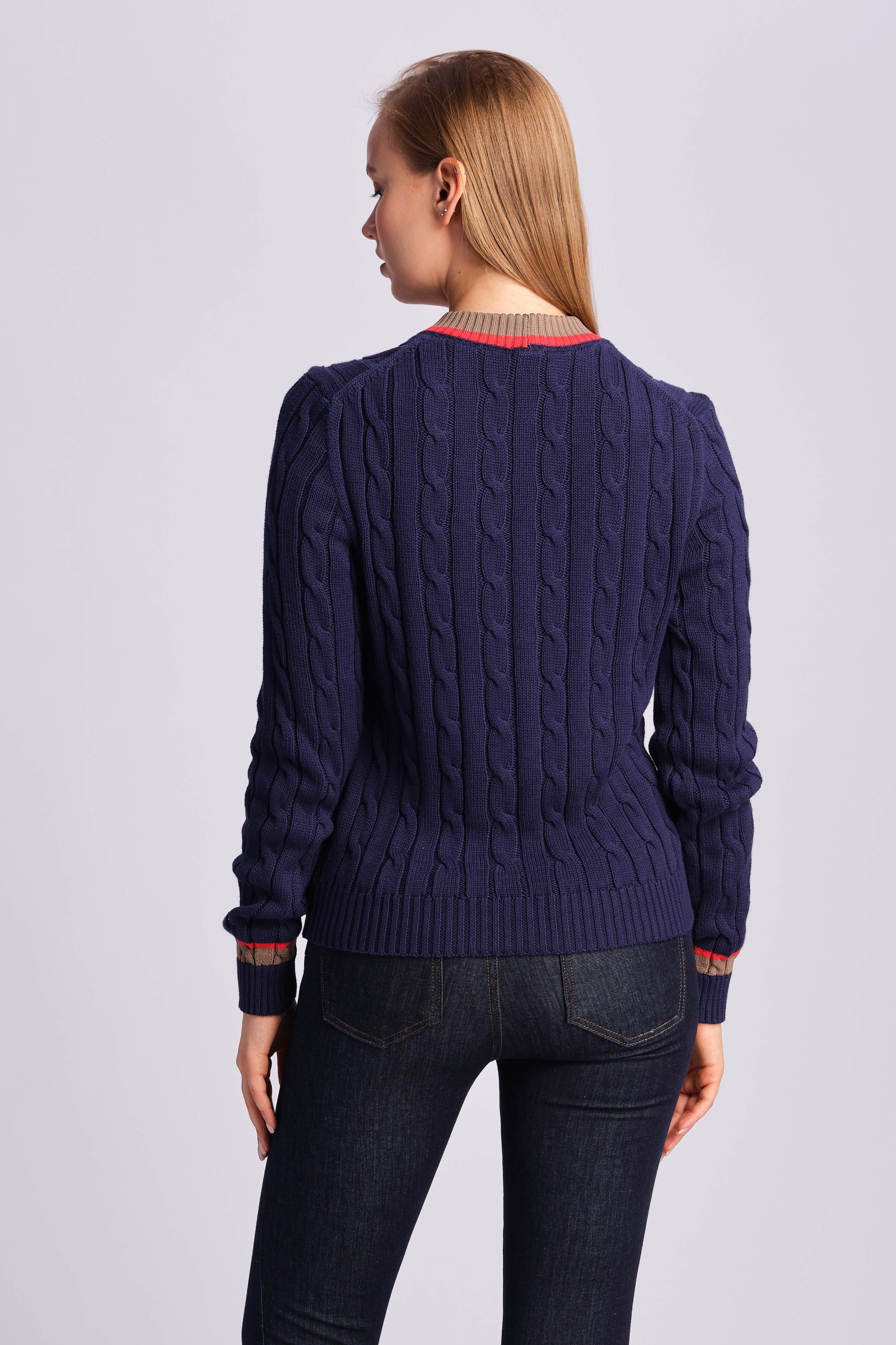 Blu Navy Donna Cardigan