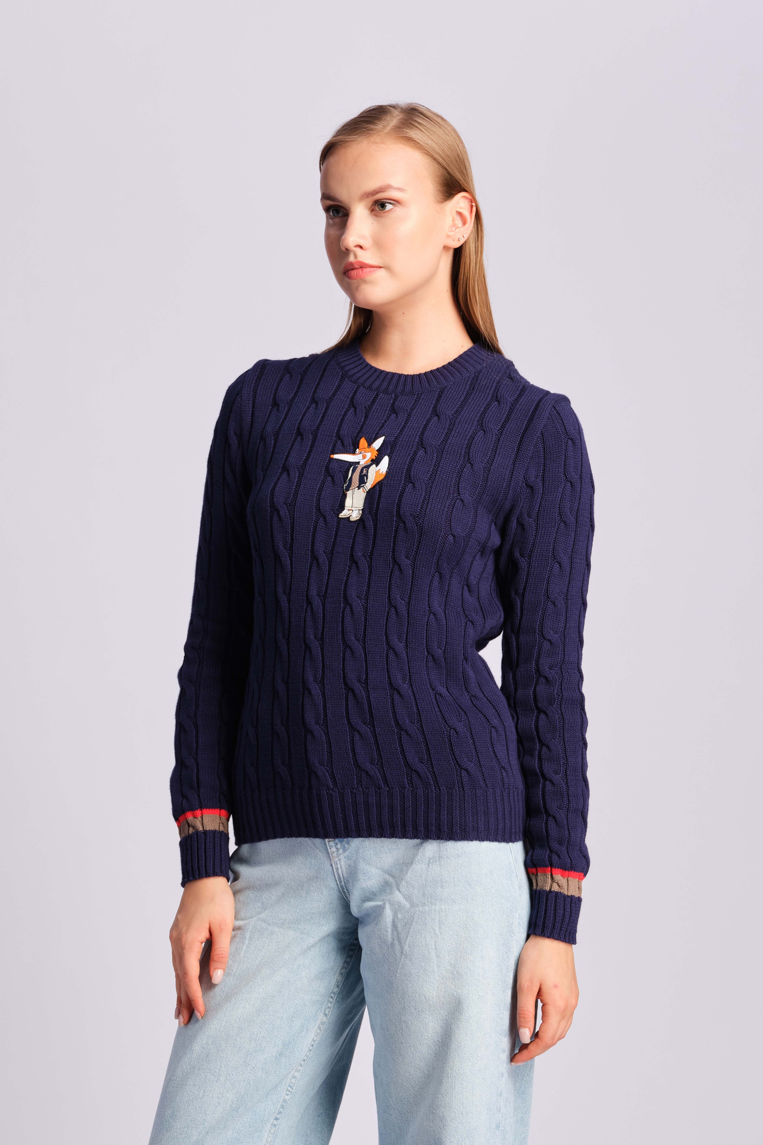 Blu Navy Donna Pullover