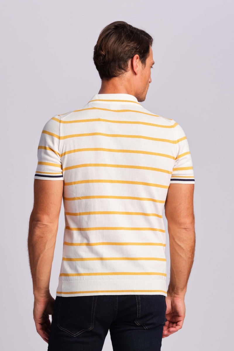 Gelb Mann Polo-t-shirt