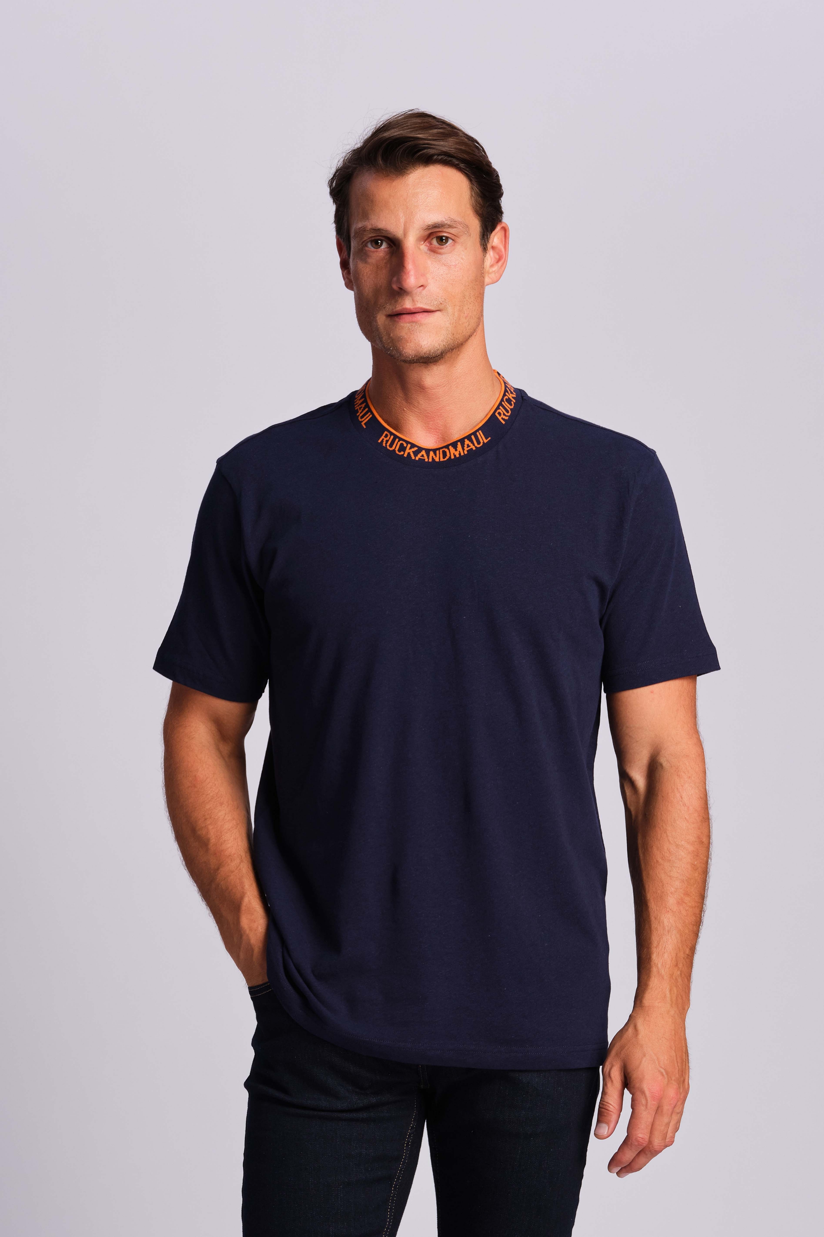 Navy Blue Men T-shirt 