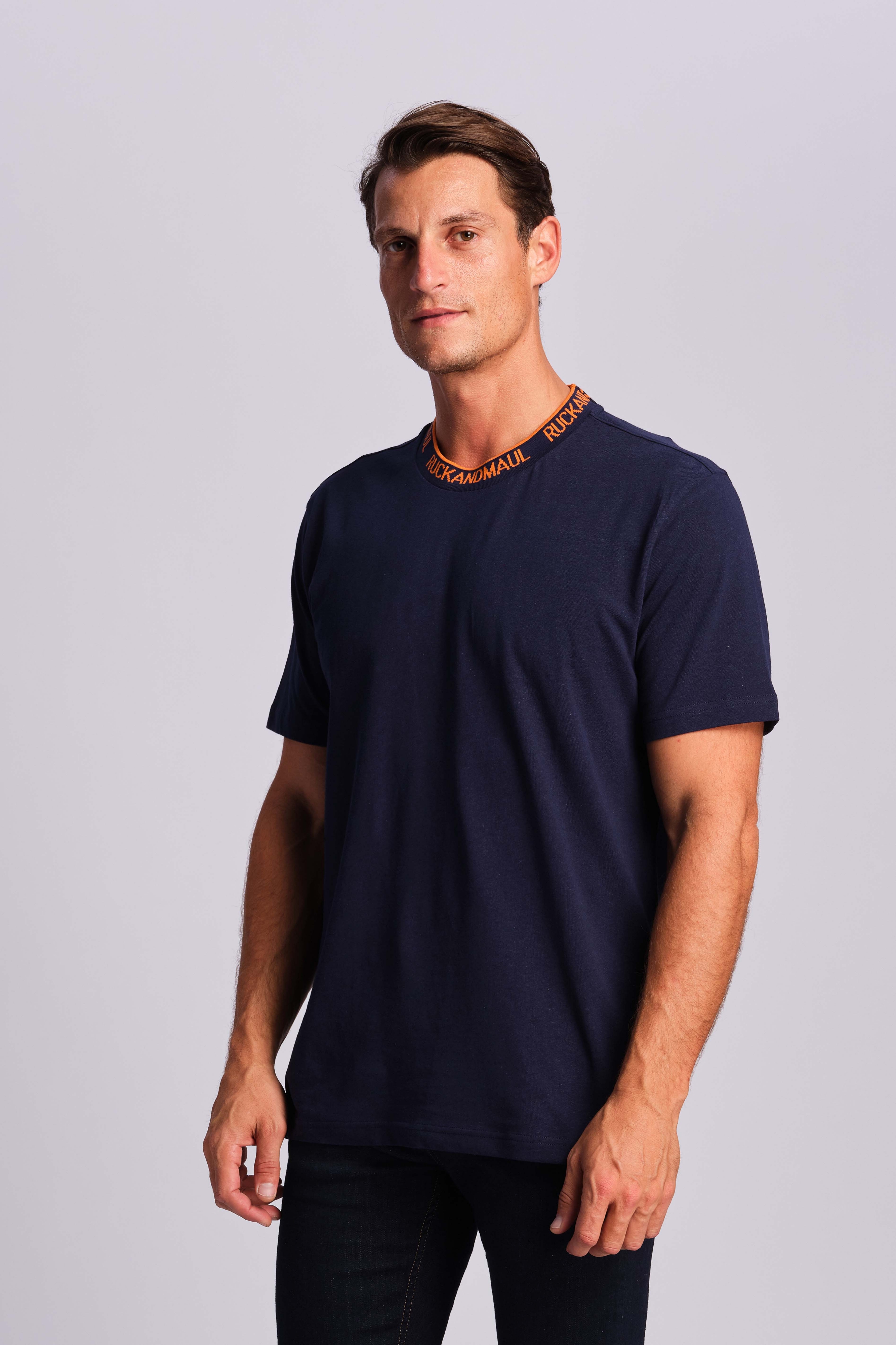 Navy Blue Men T-shirt 