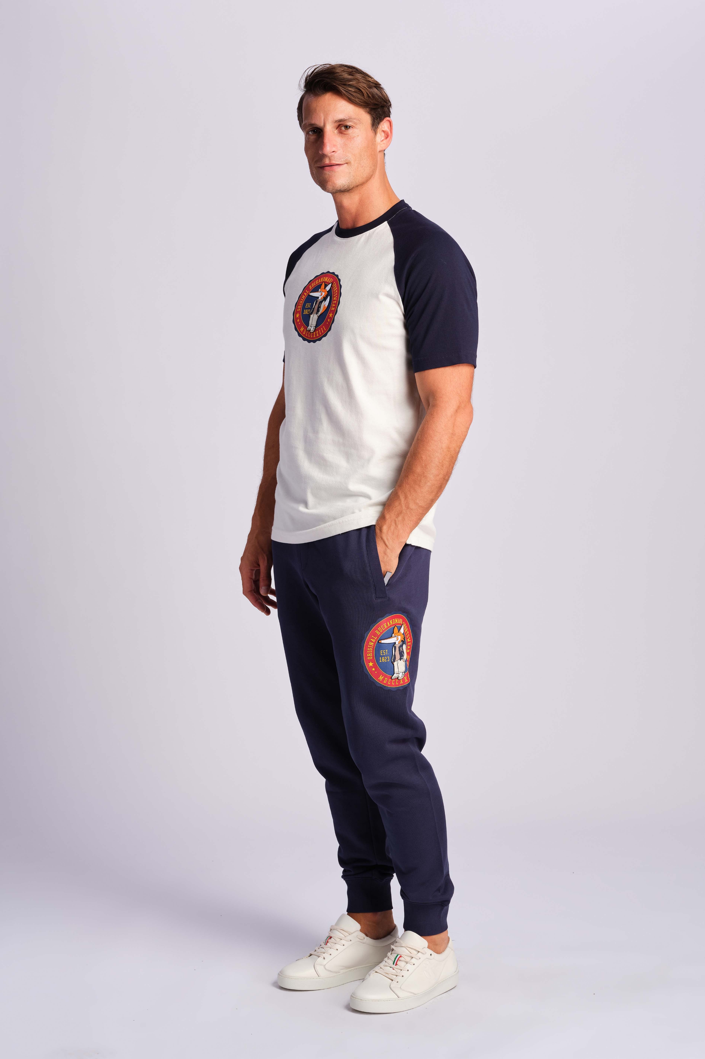 Navy Blue Men Sweatpants 