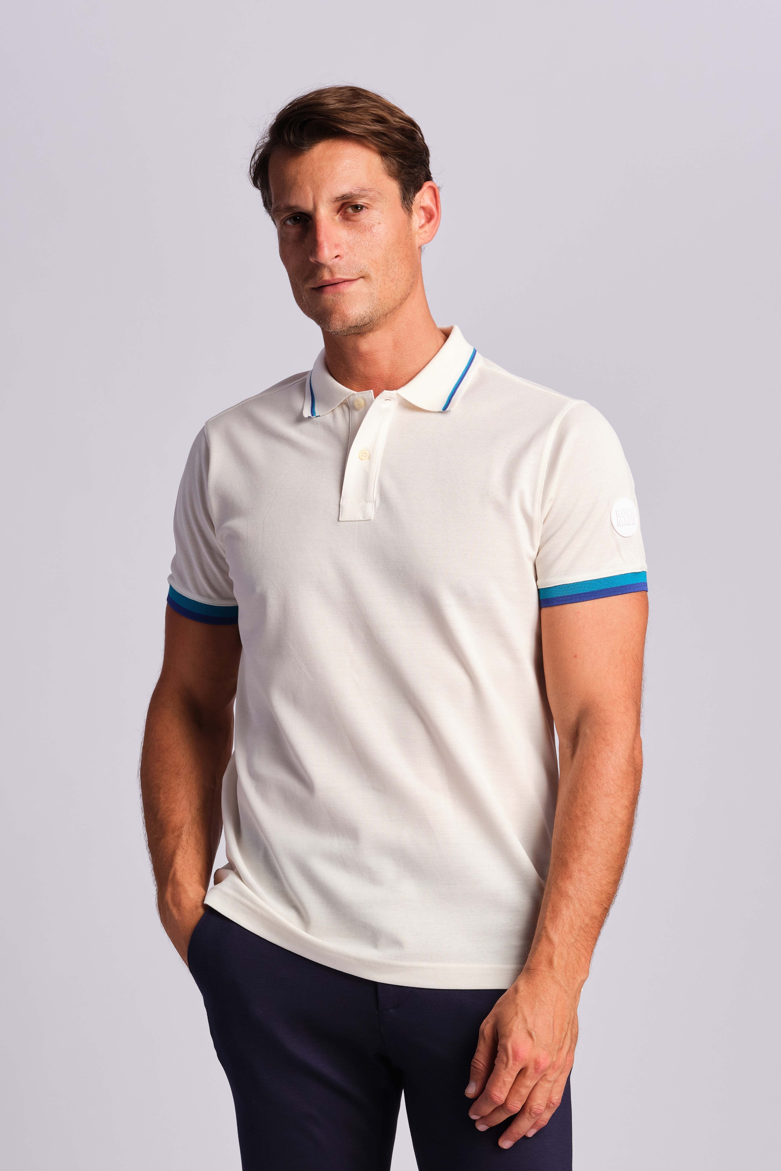 Bianco Sporco Uomo Polo