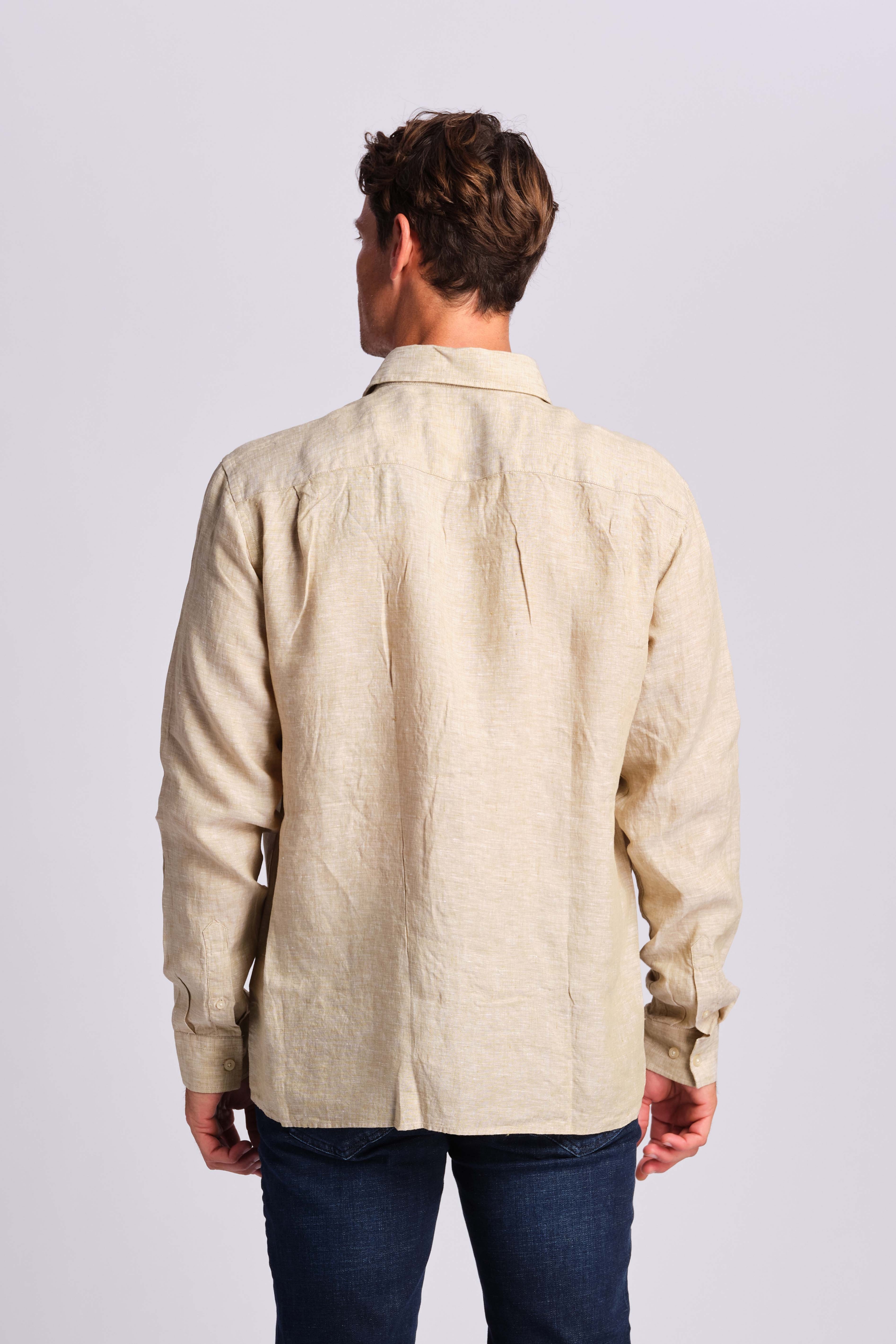 Pale Olive Men Shirt 