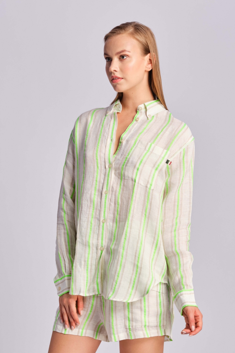 Classic Green Women Shirt 