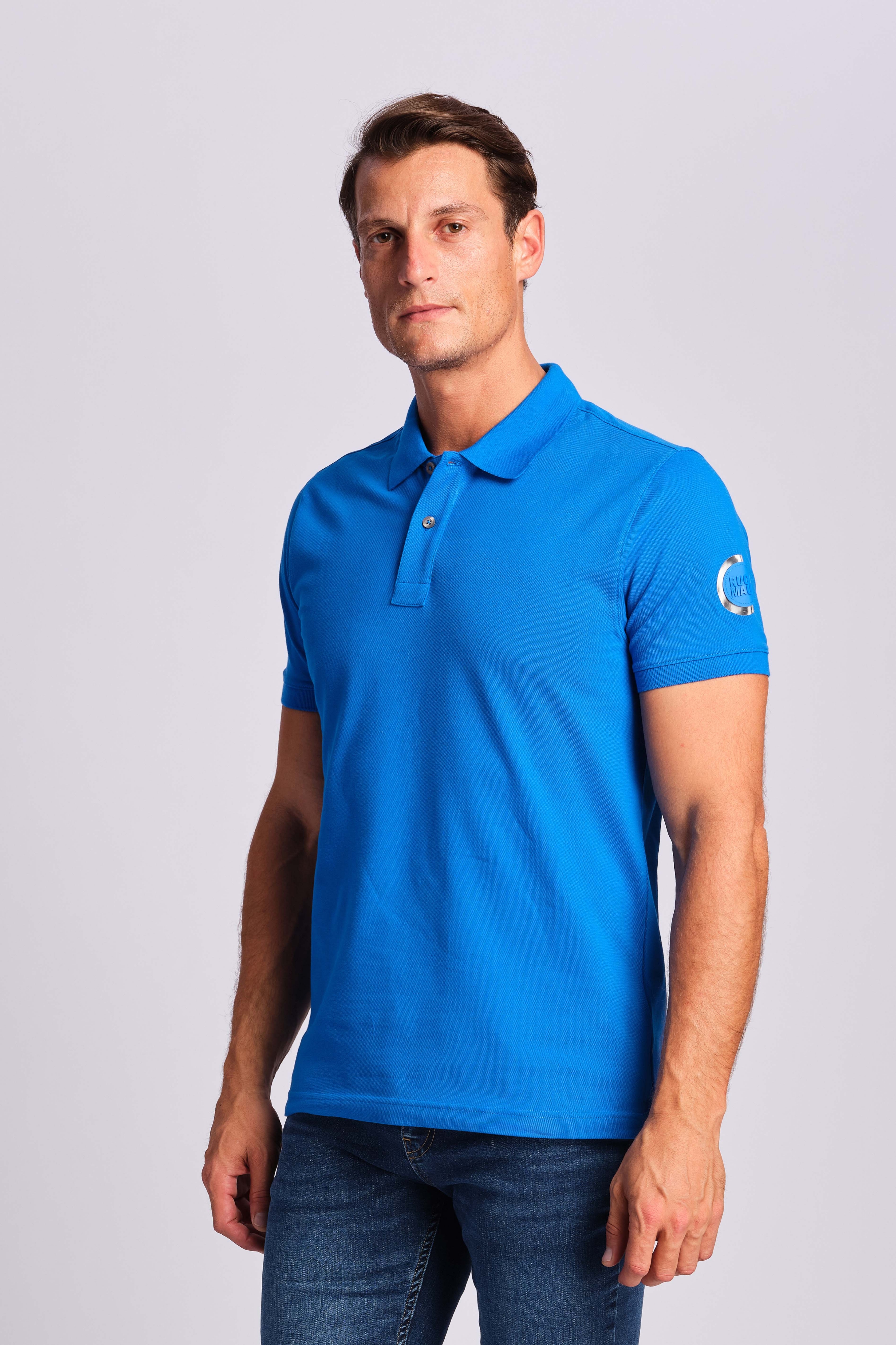 Blu Marino Uomo Polo