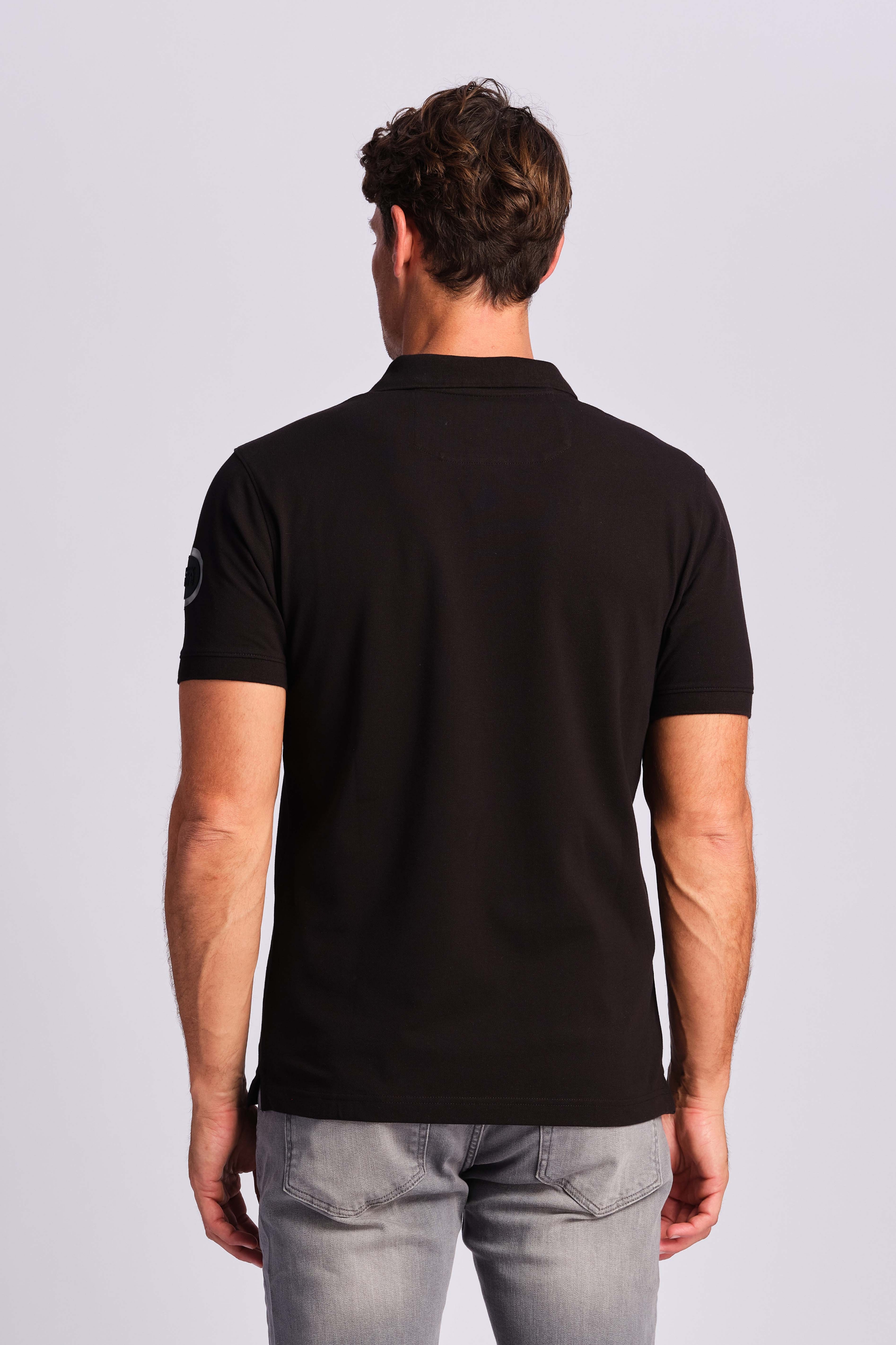 Schwarz Mann Polo-t-shirt