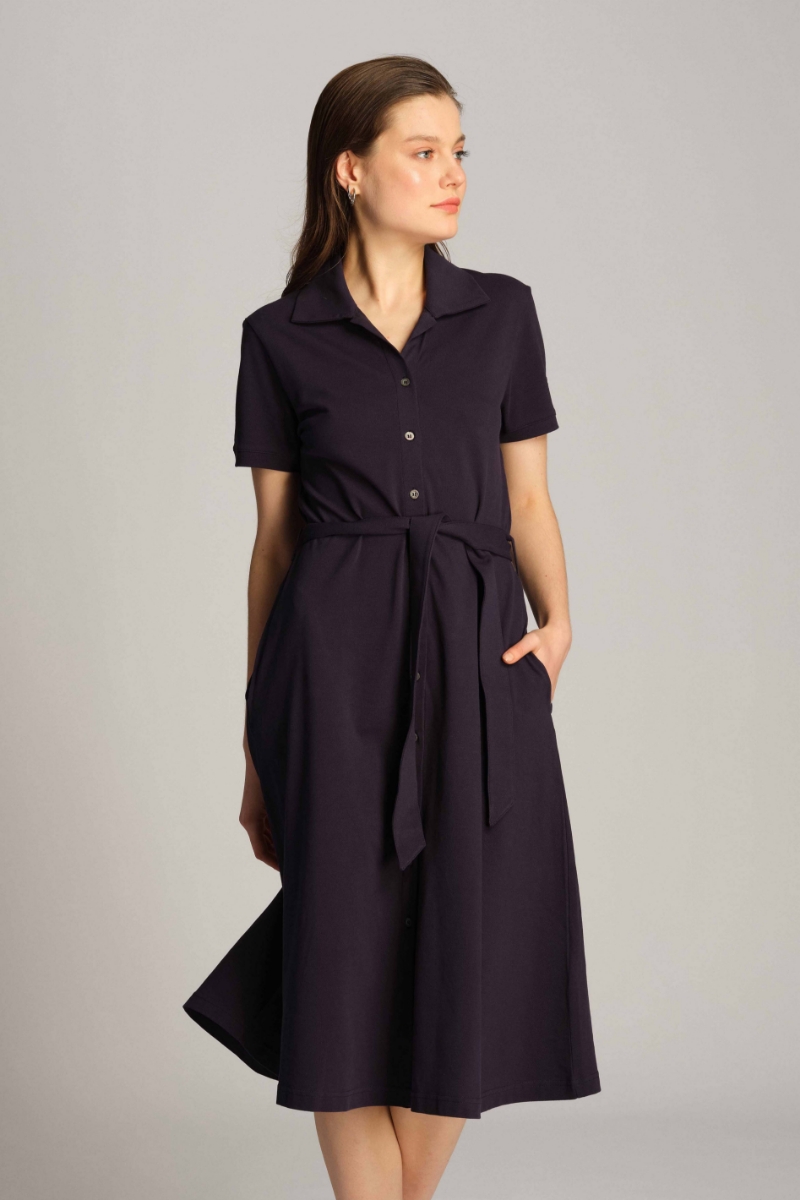 Navy Blue Women Dress 