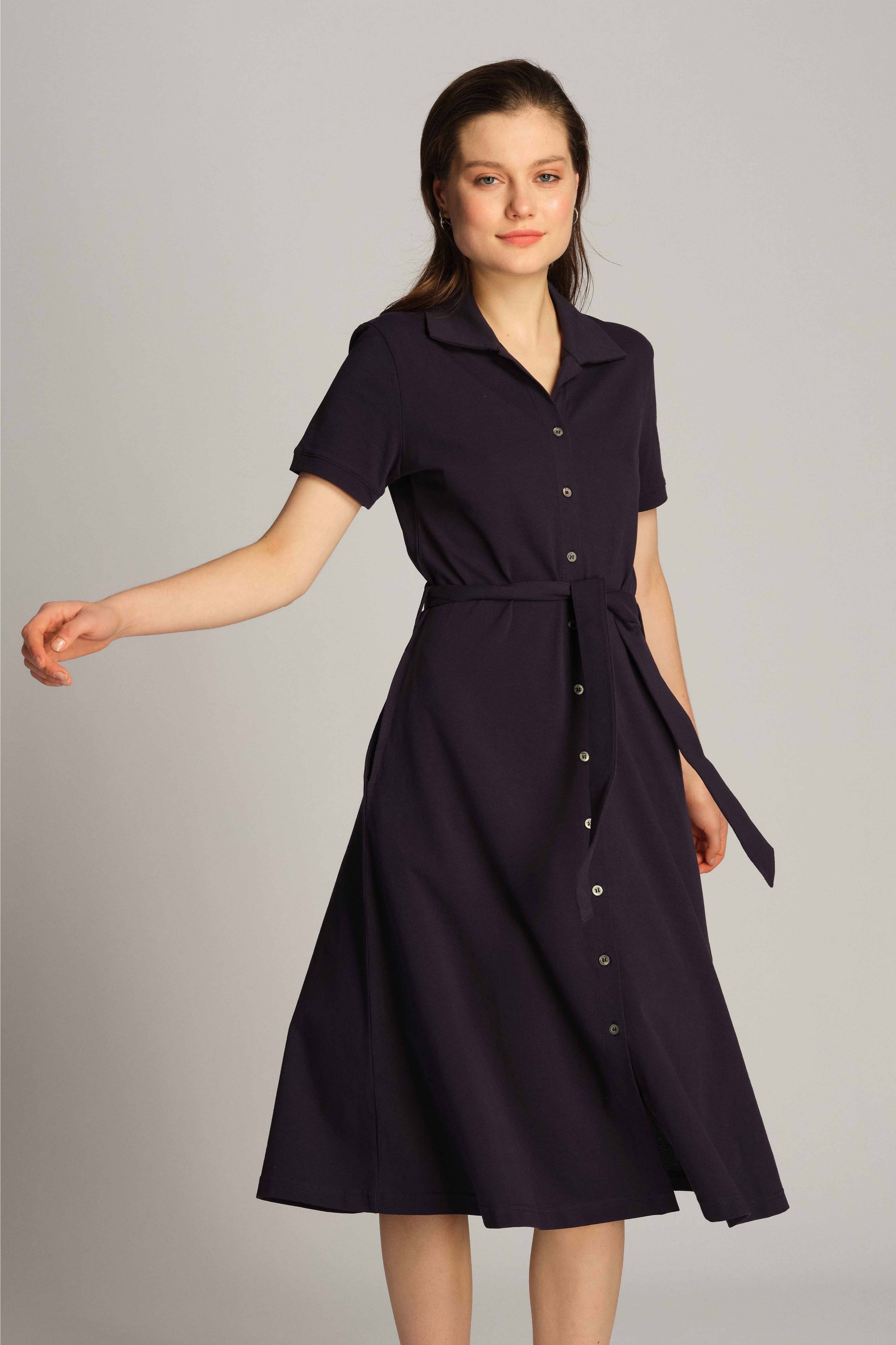 Navy Blue Women Dress 