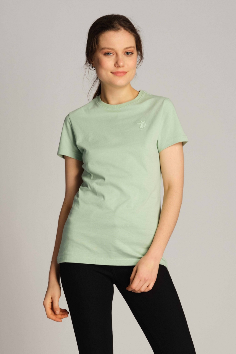 Cameo Green Women T-shirt 