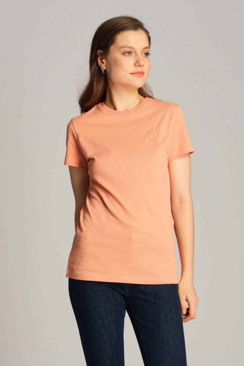 Orange Frau T-shirt