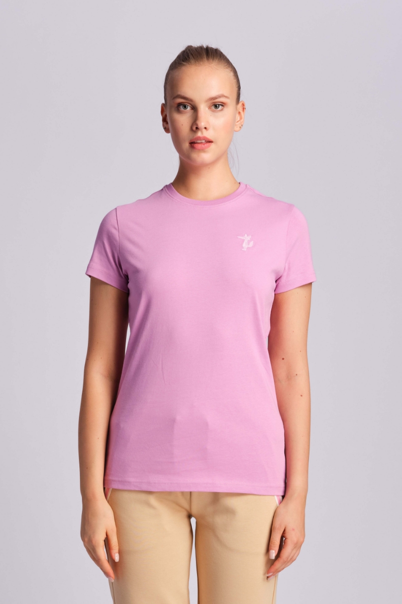 Violett Frau T-shirt