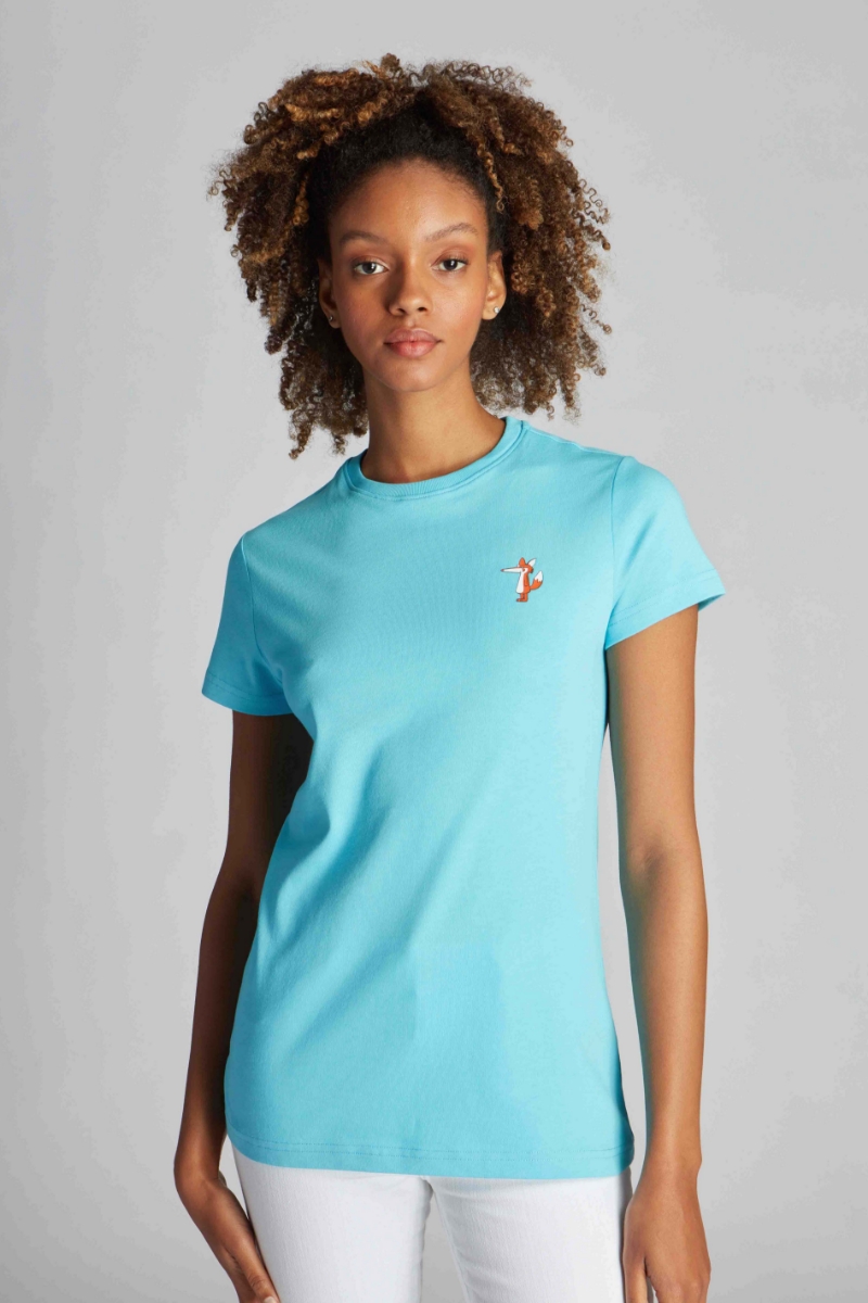 Blau Frau T-shirt