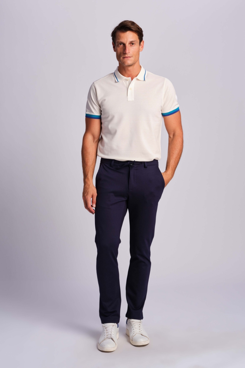 Blu Navy Uomo Pantaloni