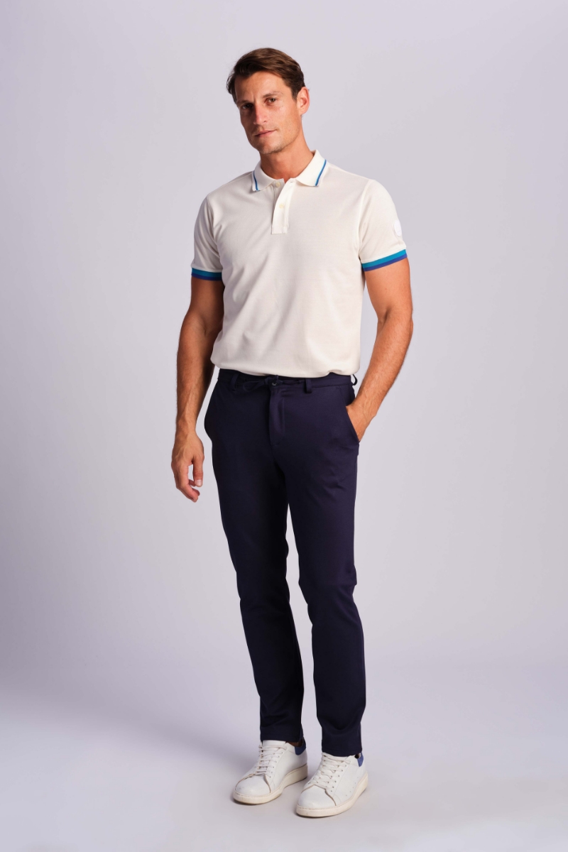 Blu Navy Uomo Pantaloni