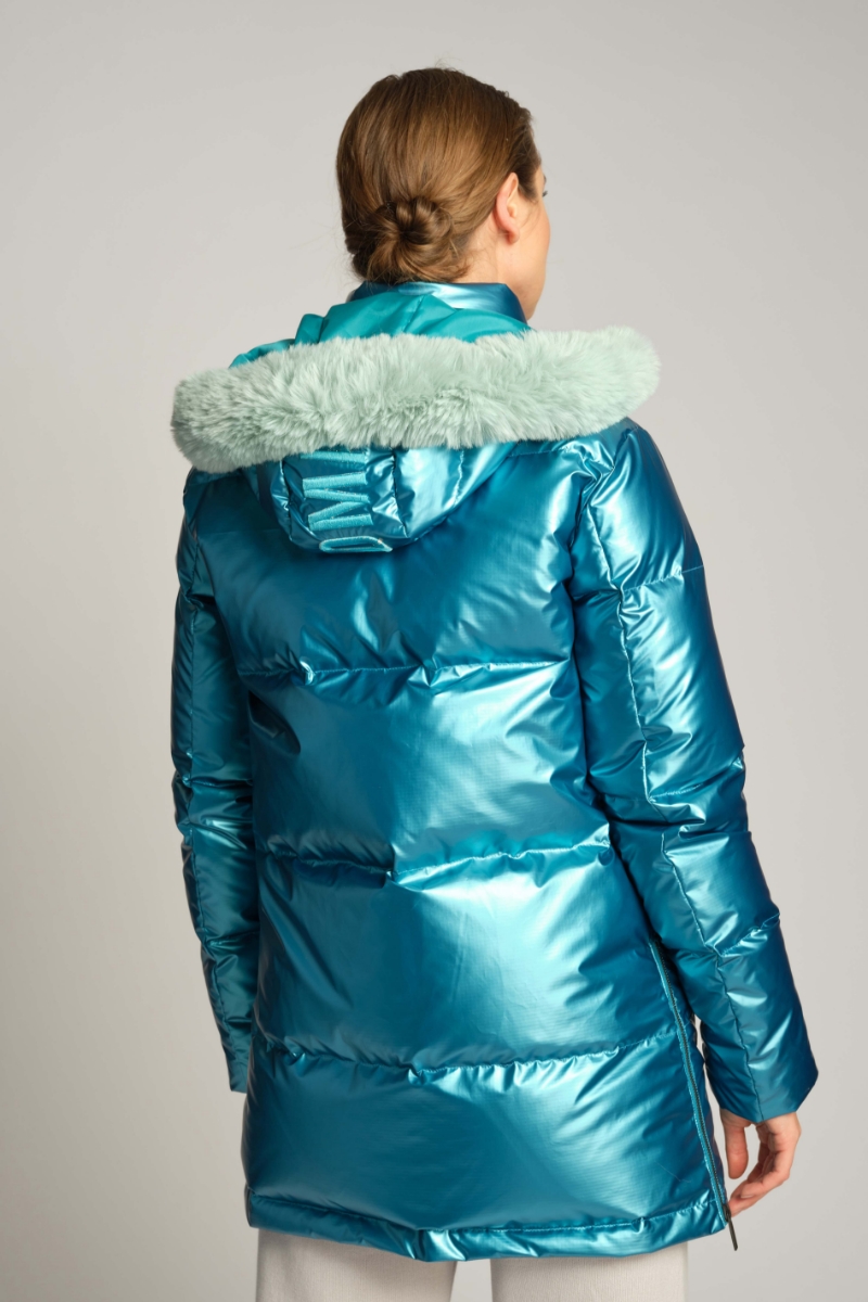 Parisian Blue Woman Outdoor Jacket 