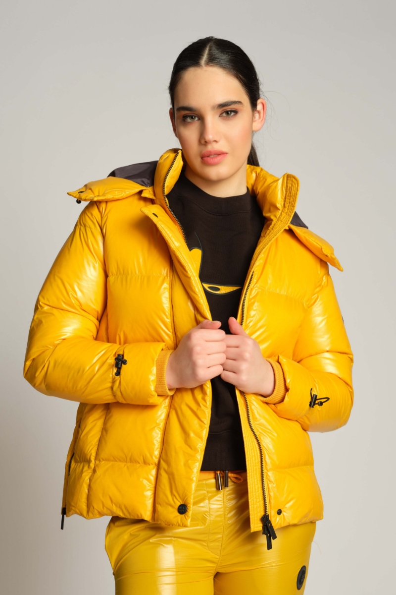 Giallo Donna Giacca Outdoor