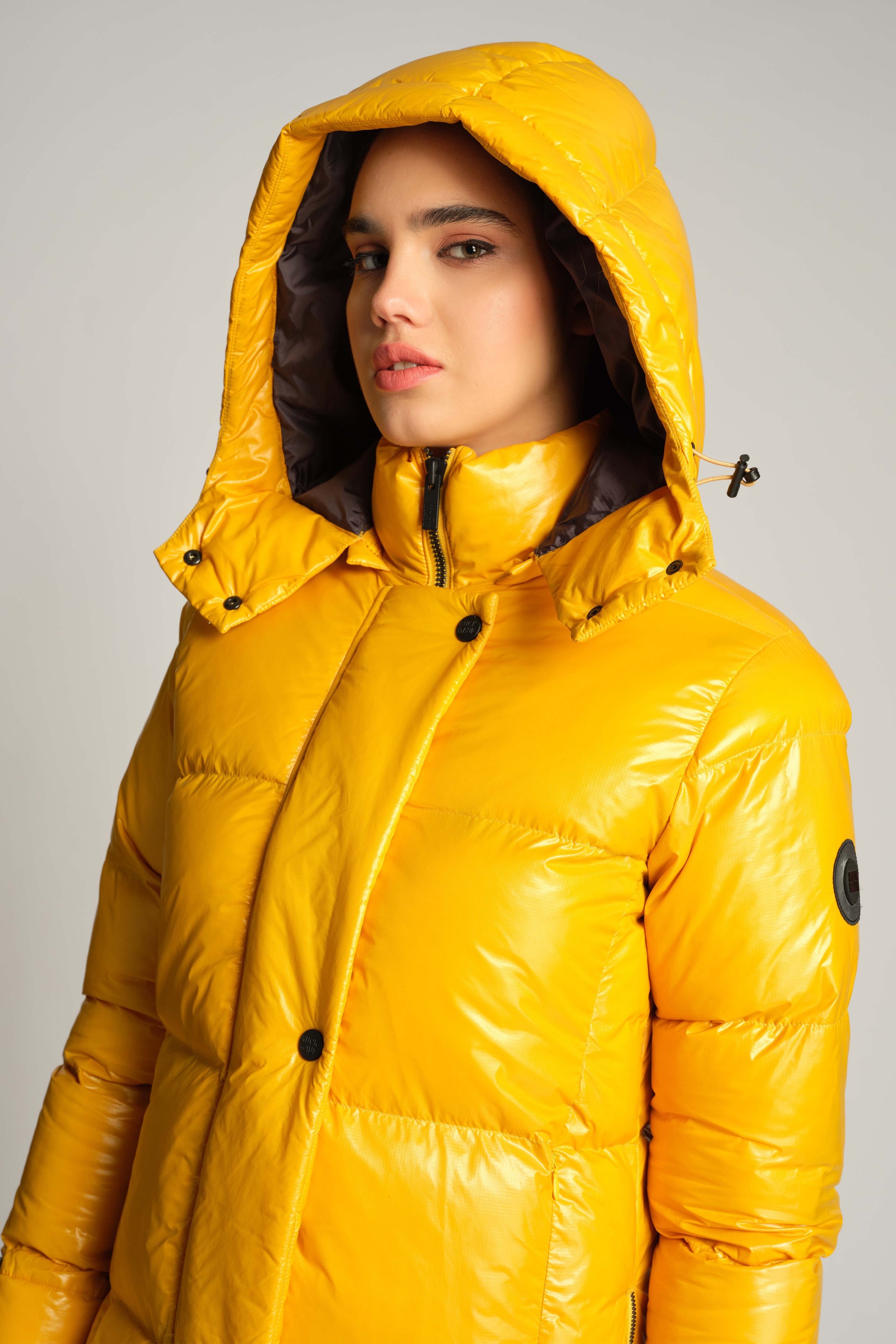 Giallo Donna Giacca Outdoor