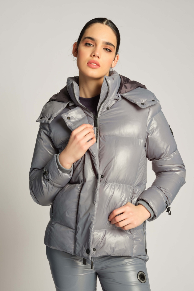 Blau Frau Outdoor-jacke