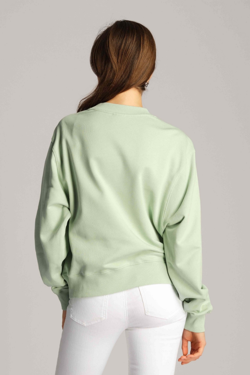 Cameo Green Women Sweatshirt 