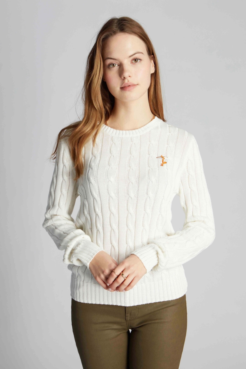 Dunkelblond Frau Pullover