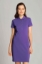 Фиолетовый Женский Платье-рубашка 