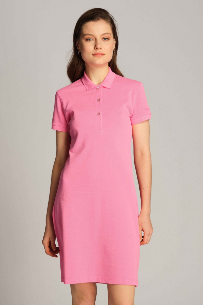 Neon Pink Women Dress 