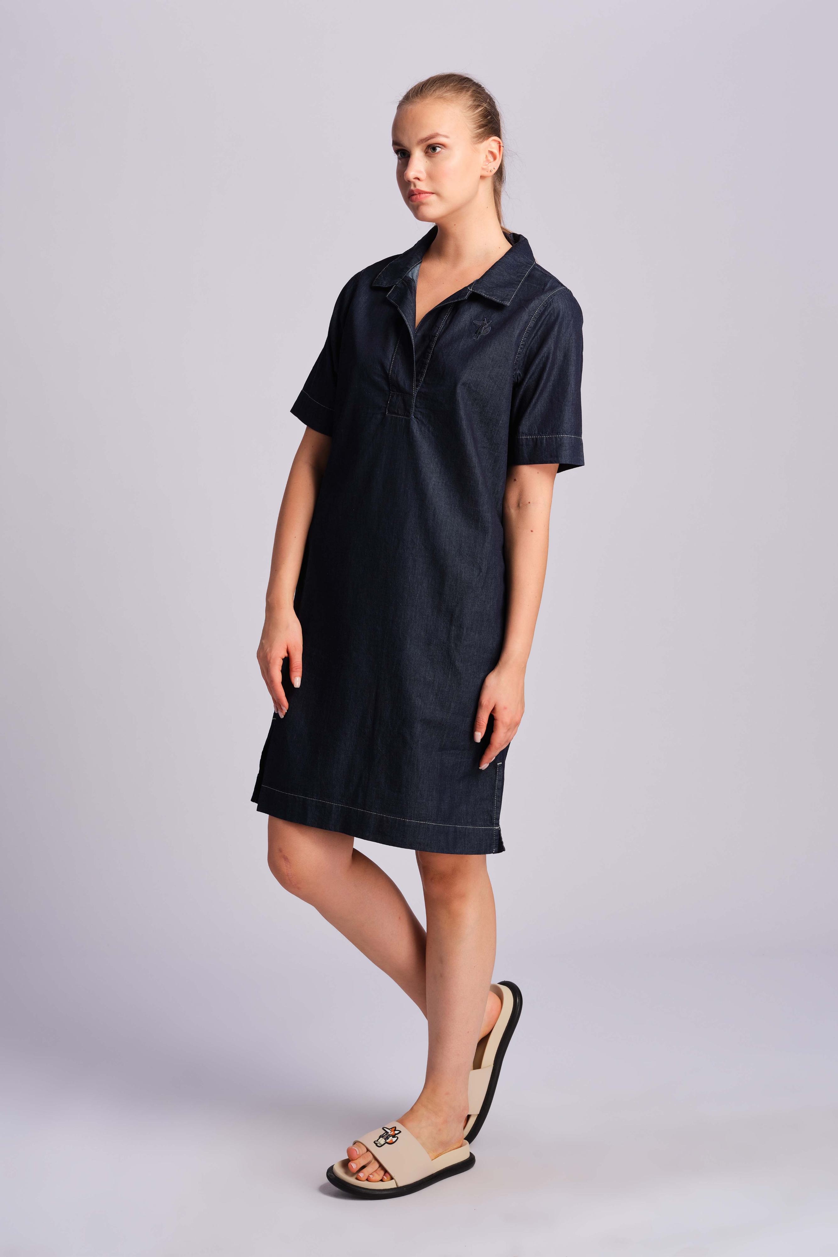 Navy Blue Women Dress 