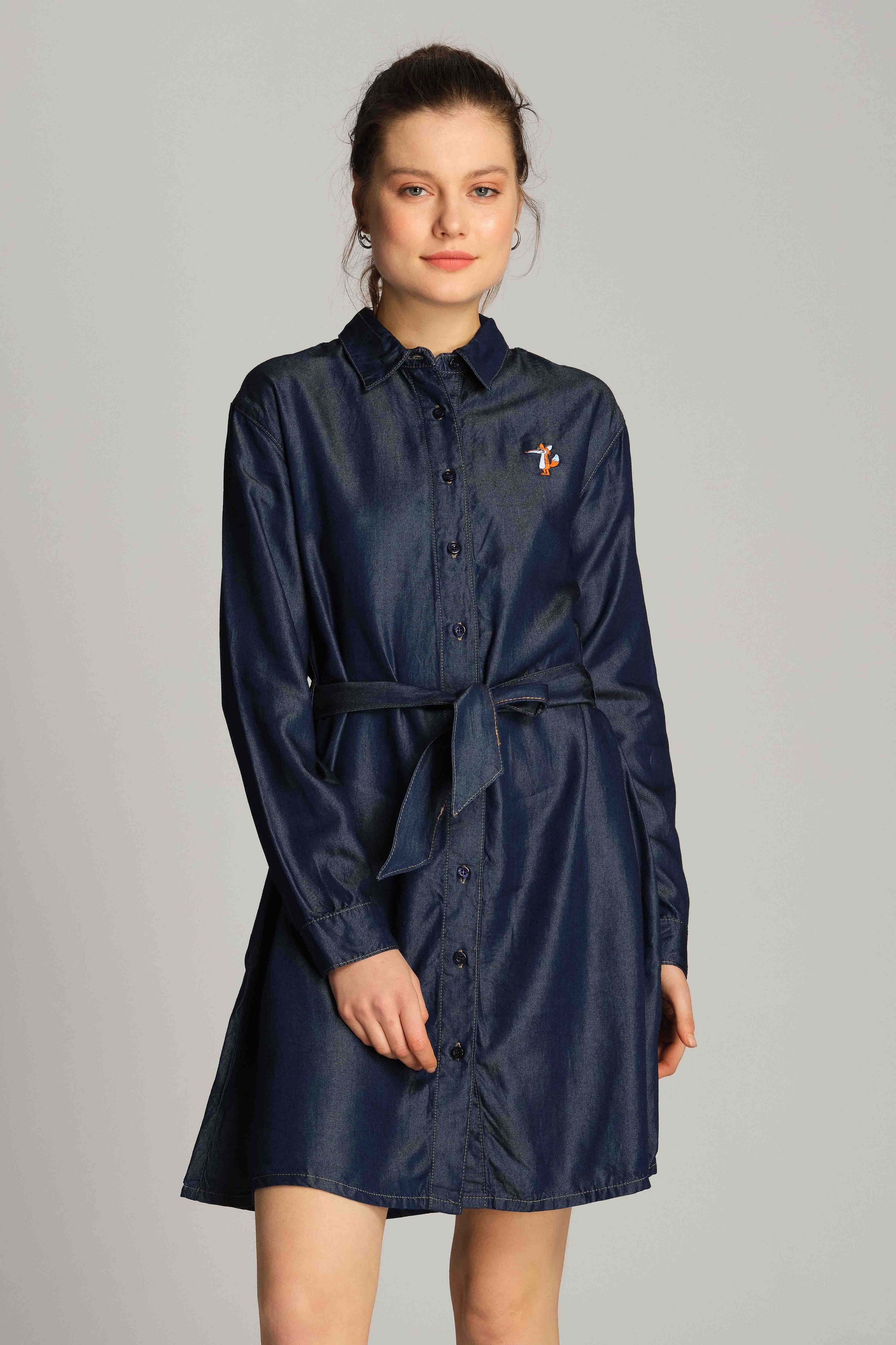 Navy Blue Women Dress 