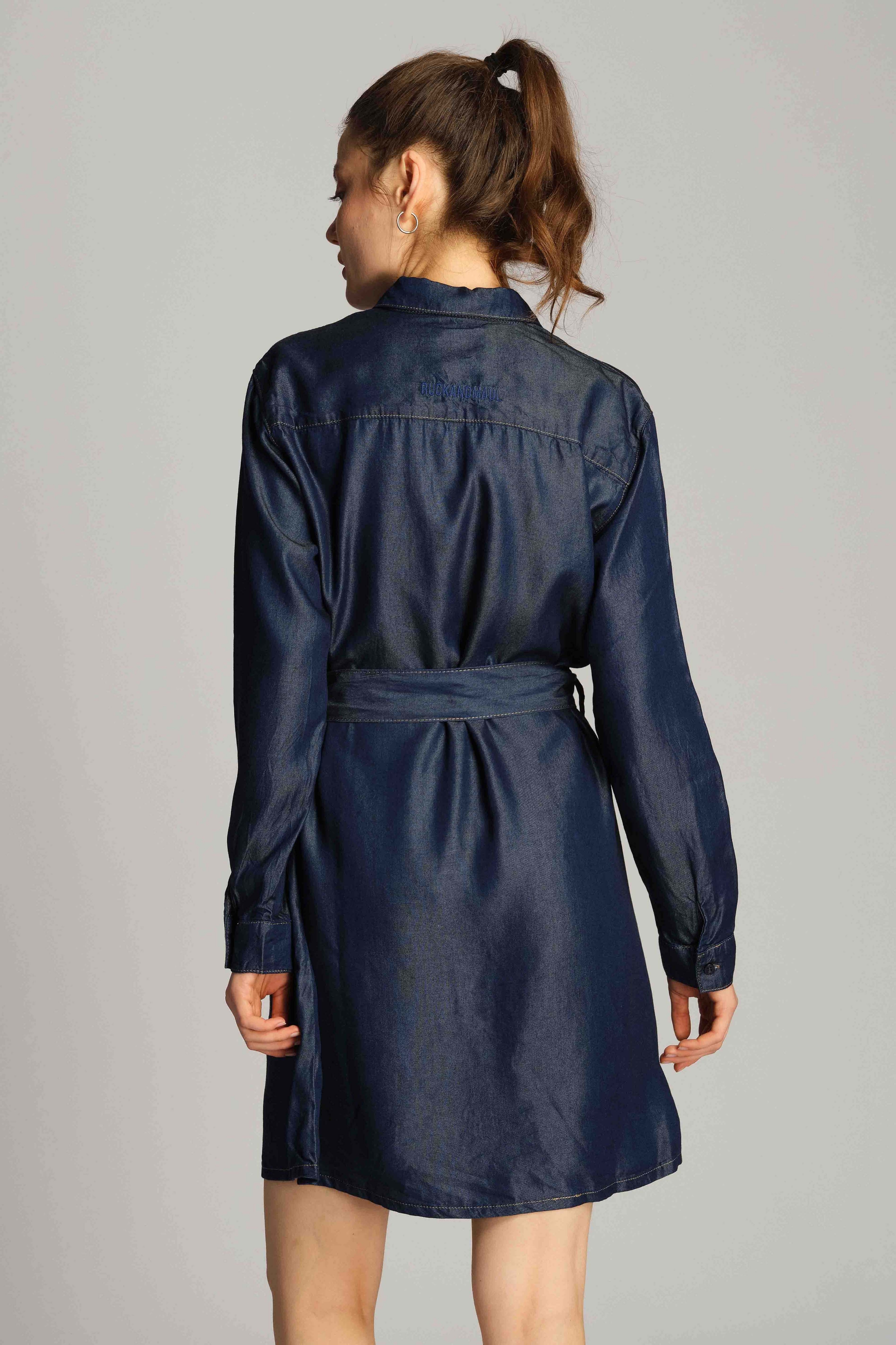 Navy Blue Women Dress 