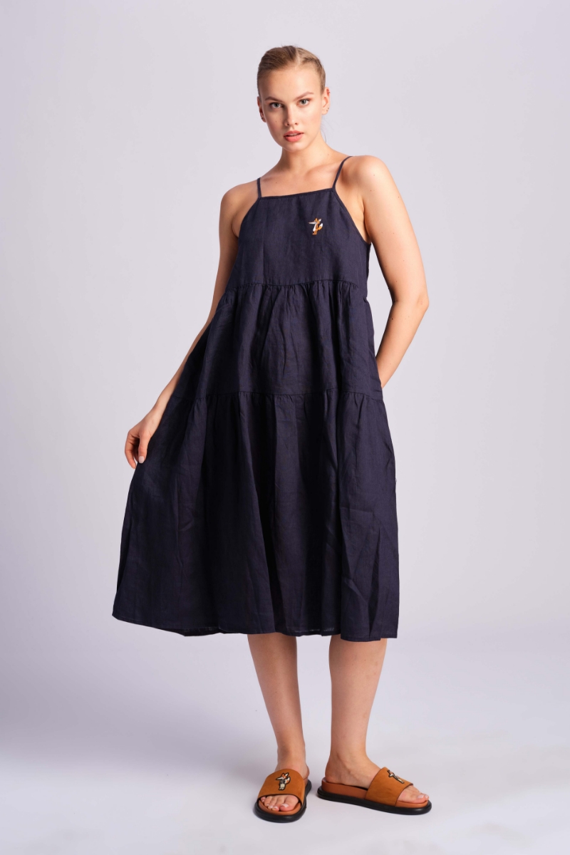 Navy Blue Women Dress 