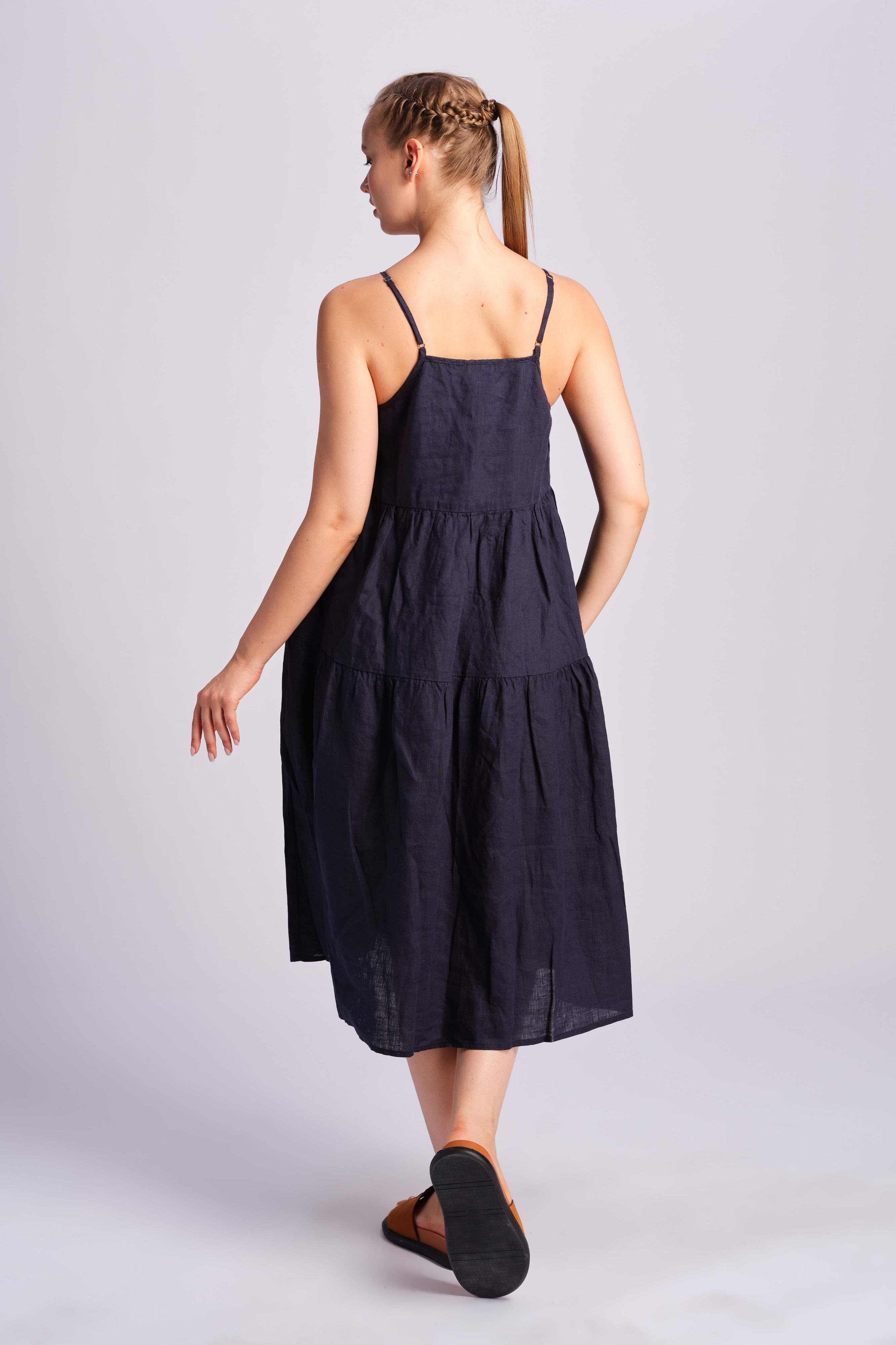 Navy Blue Women Dress 