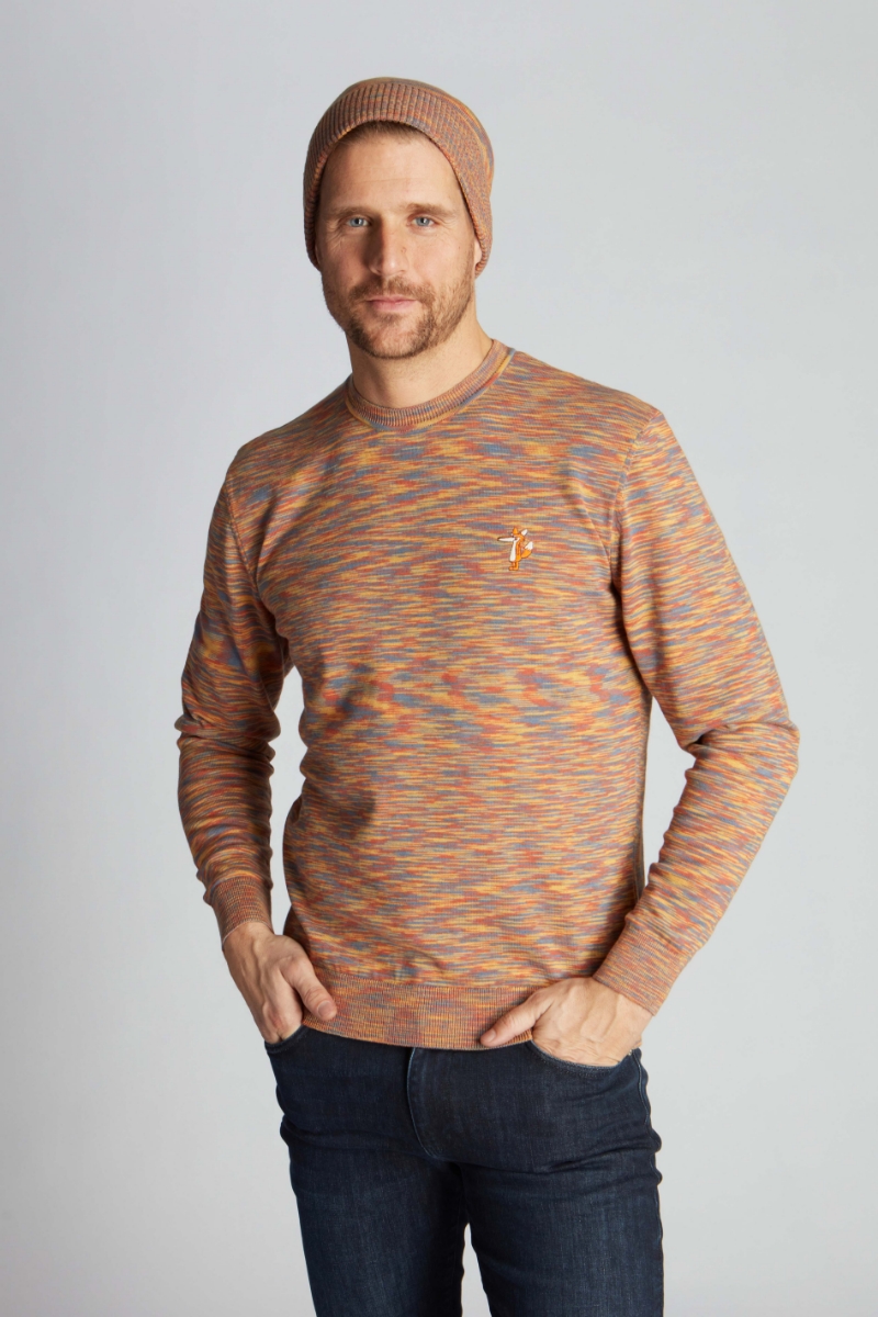 Bernsteinfarben Mann Pullover