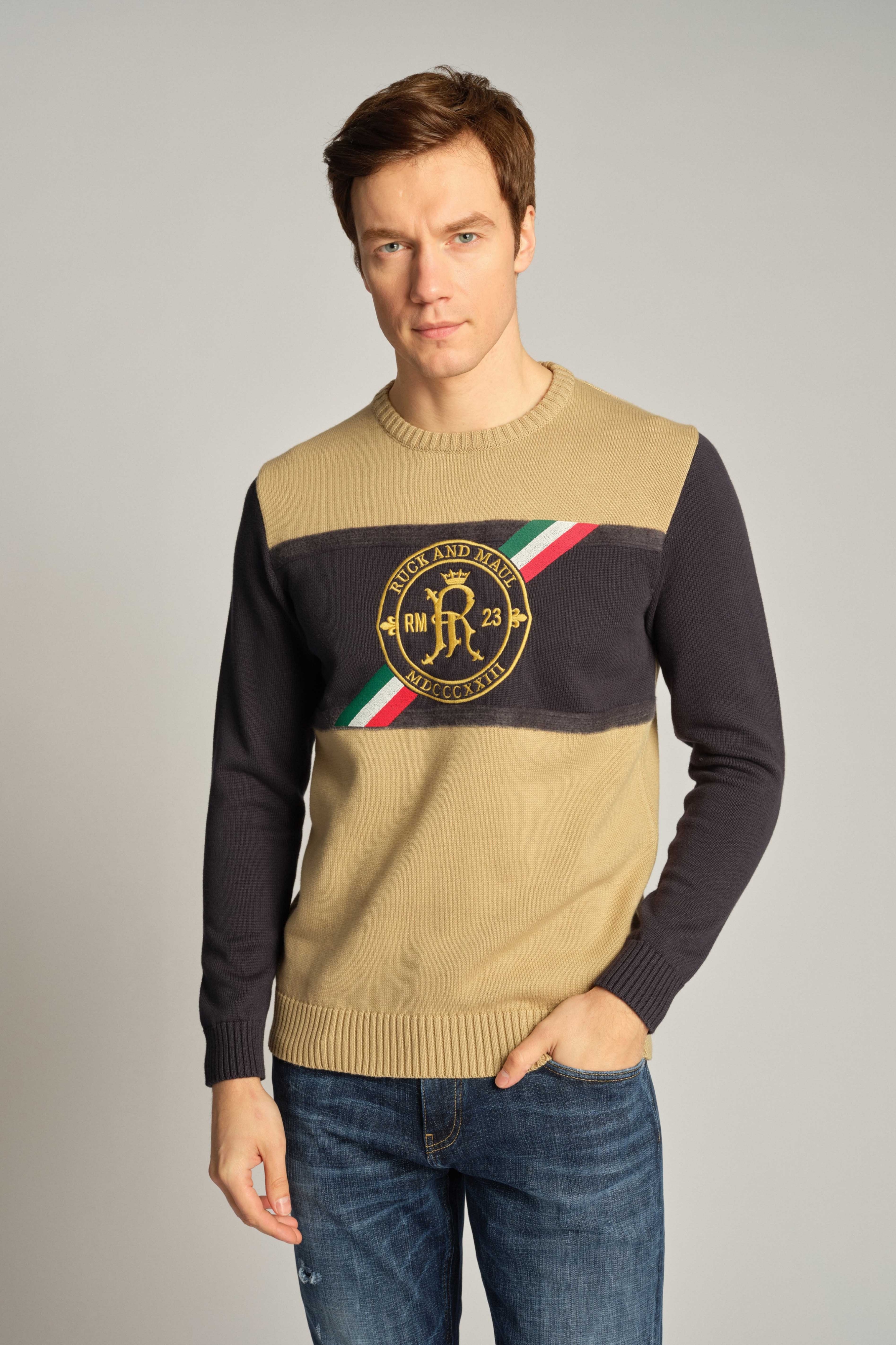 Beiges Men Sweater 